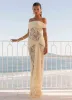 Gracie Twist Maxi Dress - Yellow sold by Peppermayo