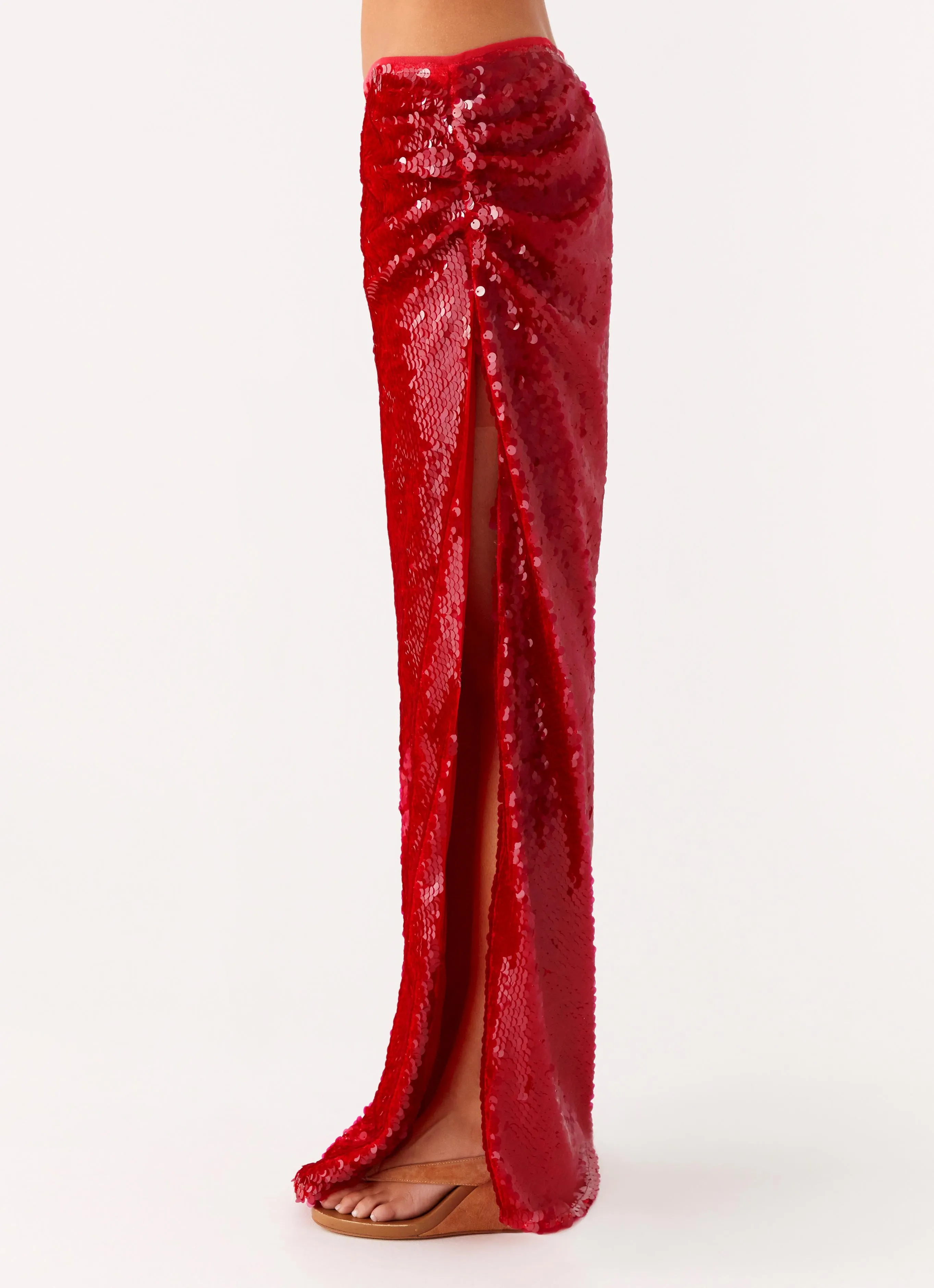 Amosa Maxi Skirt - Fuchsia sold by Peppermayo product image thumbnail 4