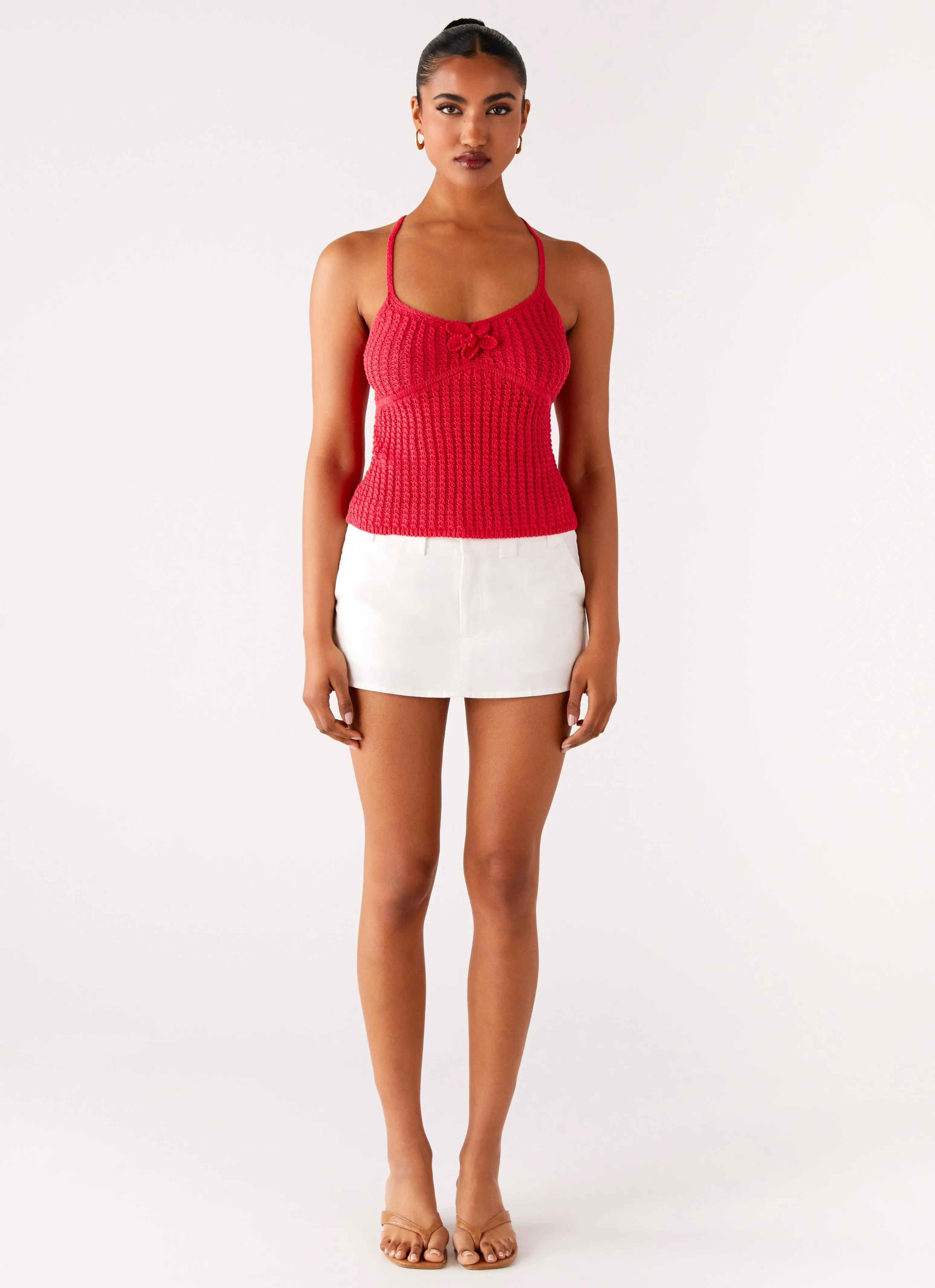 Tiare Crochet Top - Fuchsia sold by Peppermayo product image thumbnail 5