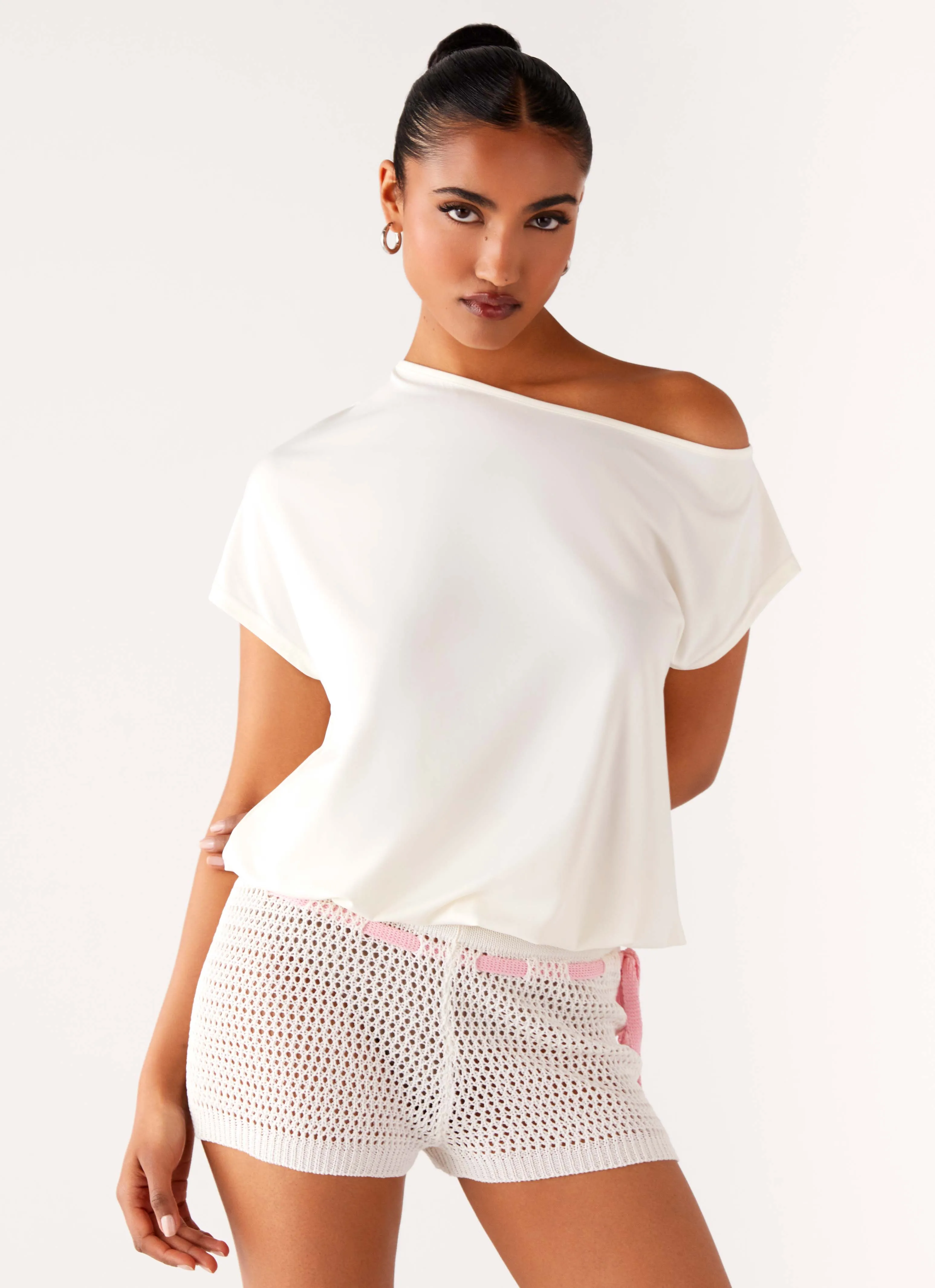 Raeni Off Shoulder Top - Ivory sold by Peppermayo product image thumbnail 2