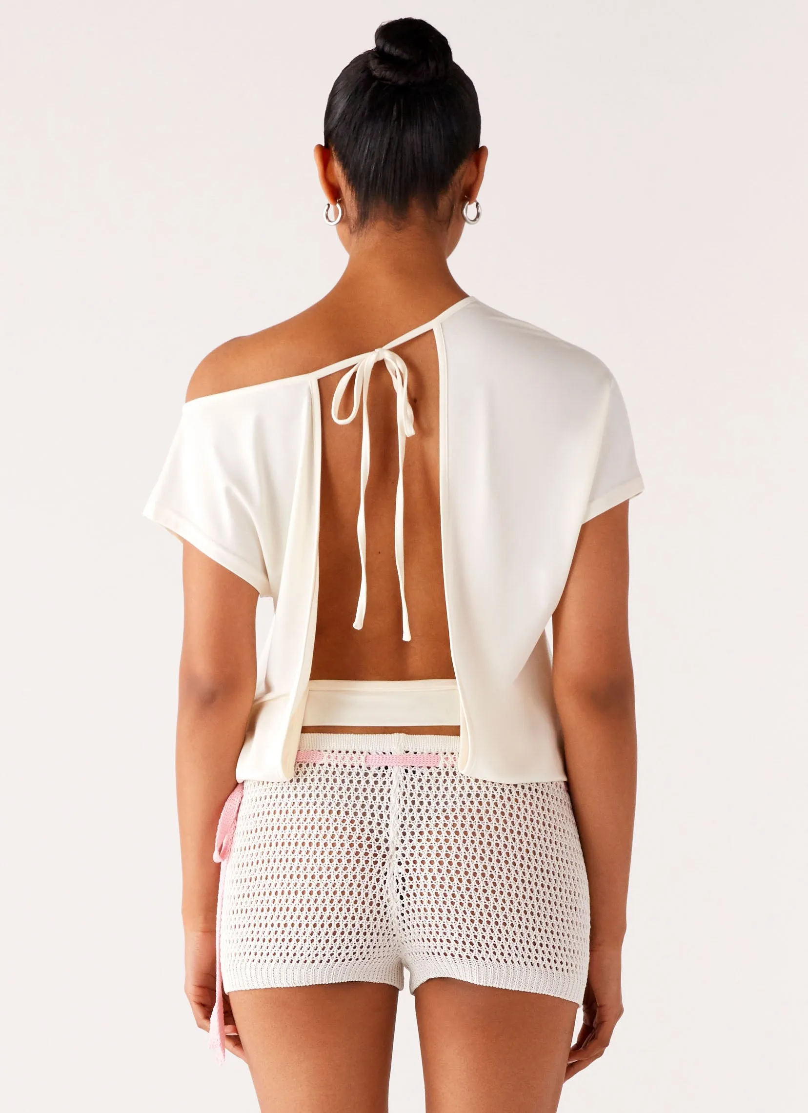 Raeni Off Shoulder Top - Ivory sold by Peppermayo product image thumbnail 3