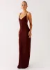 Nomad Muse Maxi Dress - Chocolate sold by Peppermayo