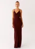 Nomad Muse Maxi Dress - Chocolate sold by Peppermayo