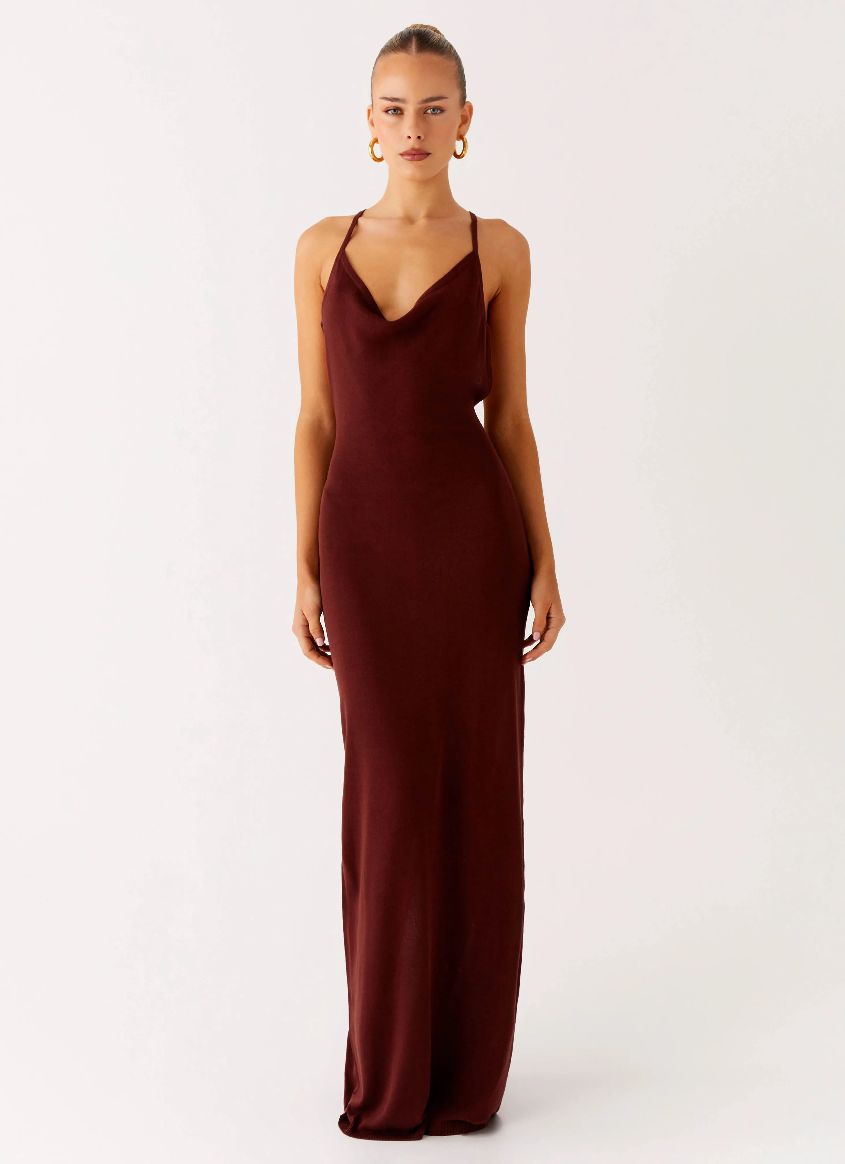 Nomad Muse Maxi Dress - Chocolate sold by Peppermayo product image thumbnail 2