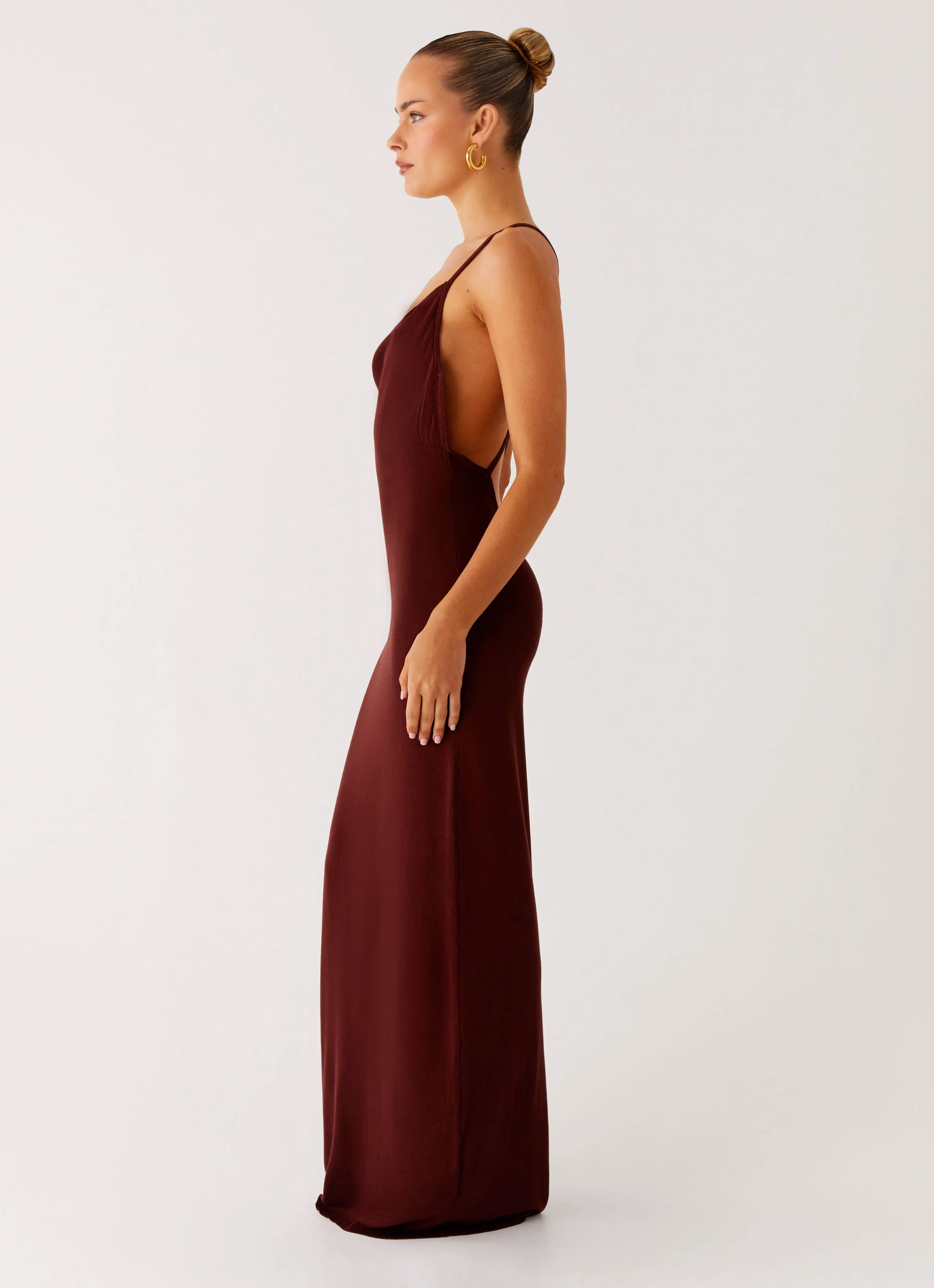 Nomad Muse Maxi Dress - Chocolate sold by Peppermayo product image thumbnail 3