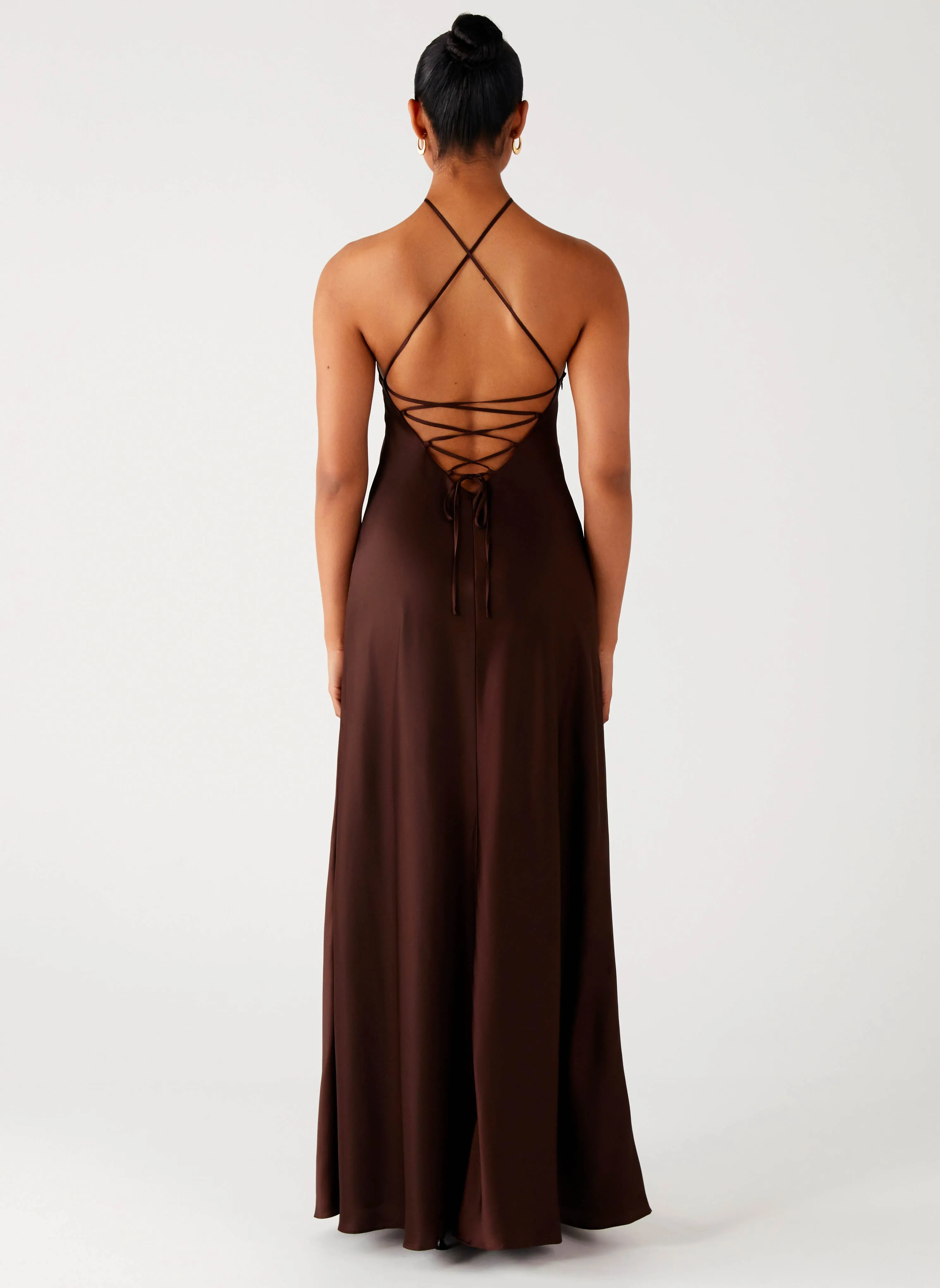 Tulama Maxi Dress - Chocolate sold by Peppermayo product image thumbnail 4