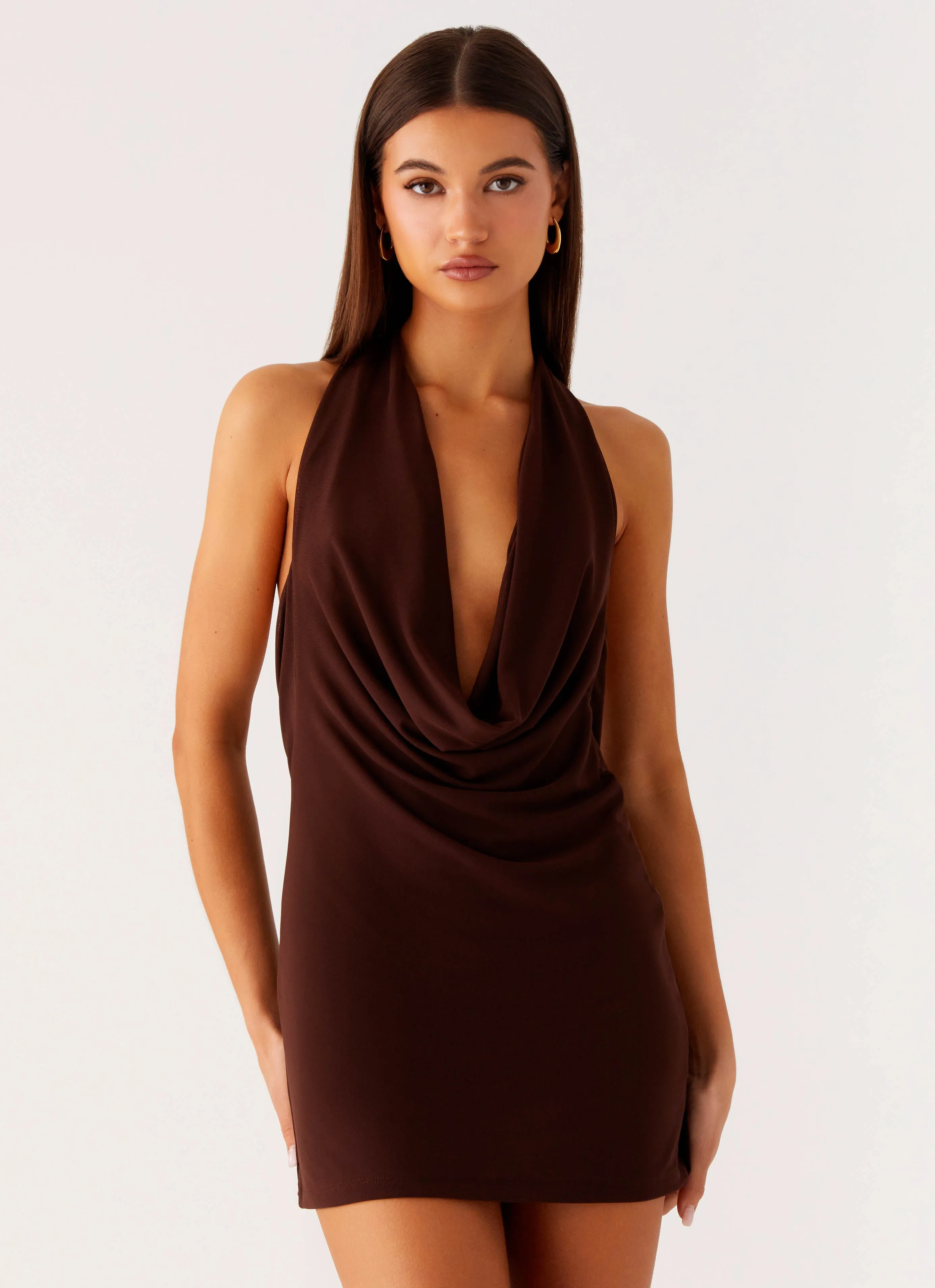 Saffron Skies Mini Dress - Chocolate sold by Peppermayo product image thumbnail 5