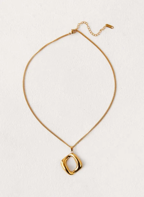 Twiggy Necklace - Gold sold by Peppermayo