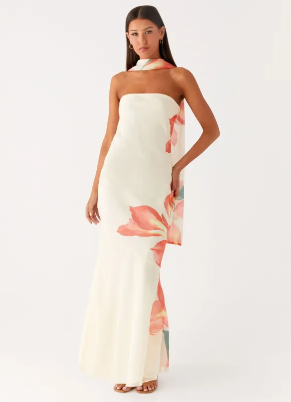 Under The Pagoda Maxi Dress - Siena Floral sold by Peppermayo