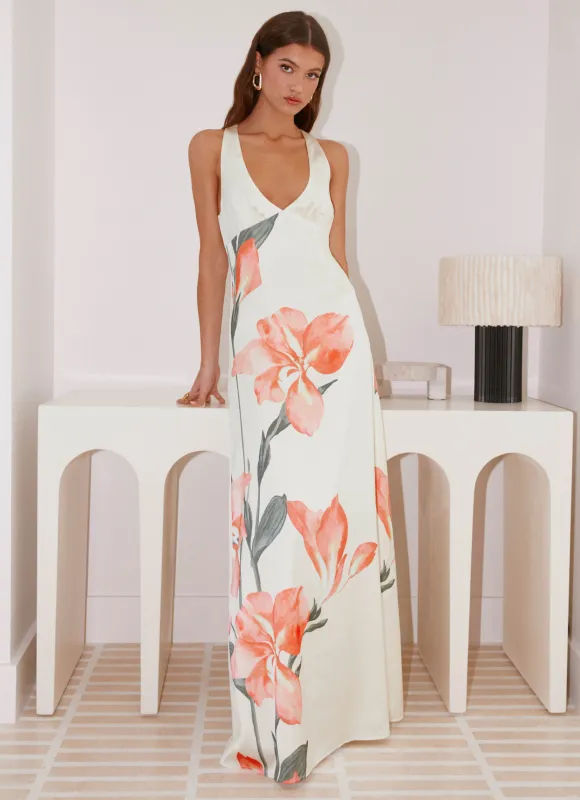 Fiorenza Maxi Dress - Siena Floral sold by Peppermayo