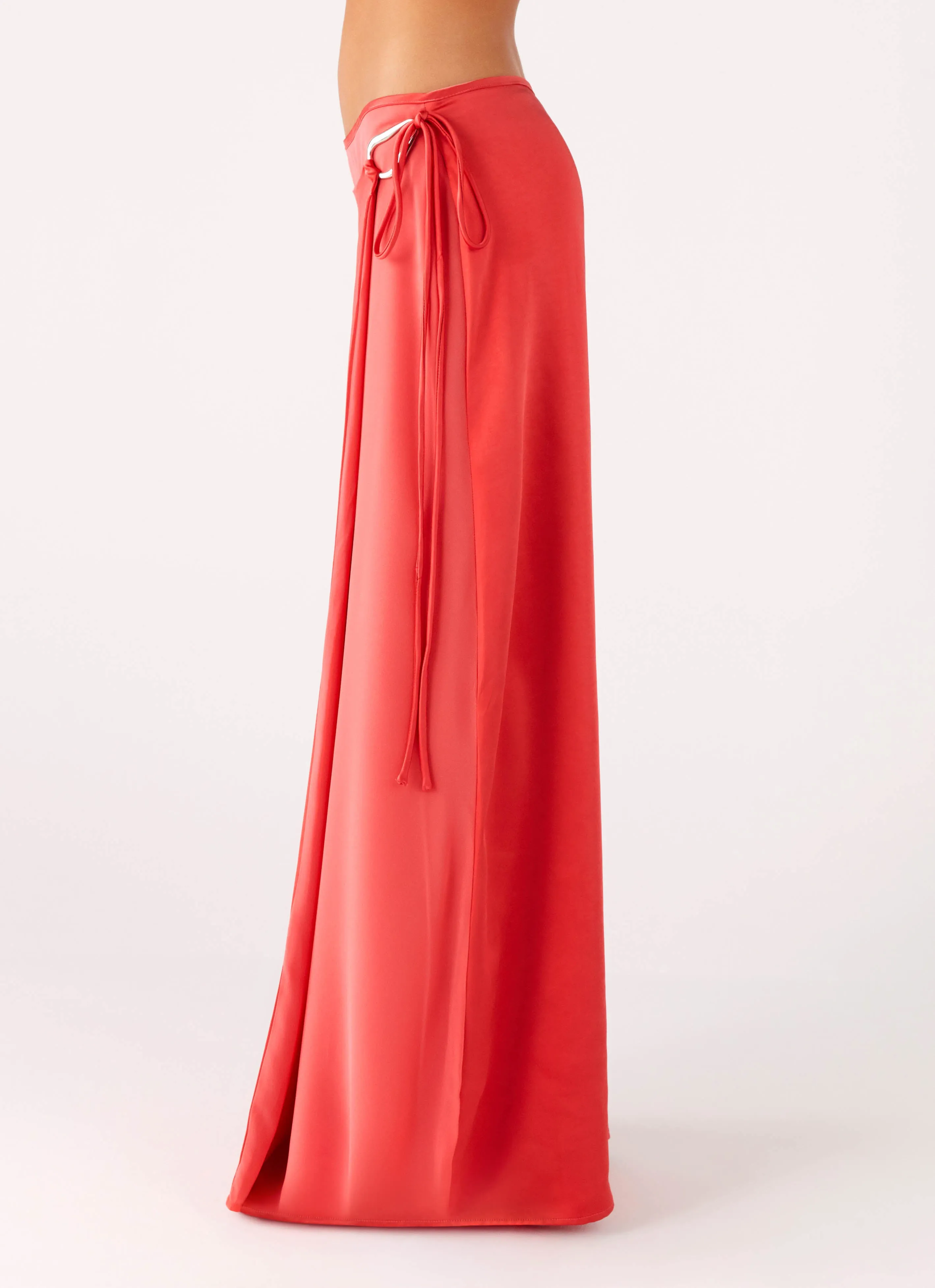 Serafina Wrap Maxi Skirt - Coral sold by Peppermayo product image thumbnail 5