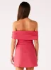 Kierra Mini Dress - Coral sold by Peppermayo
