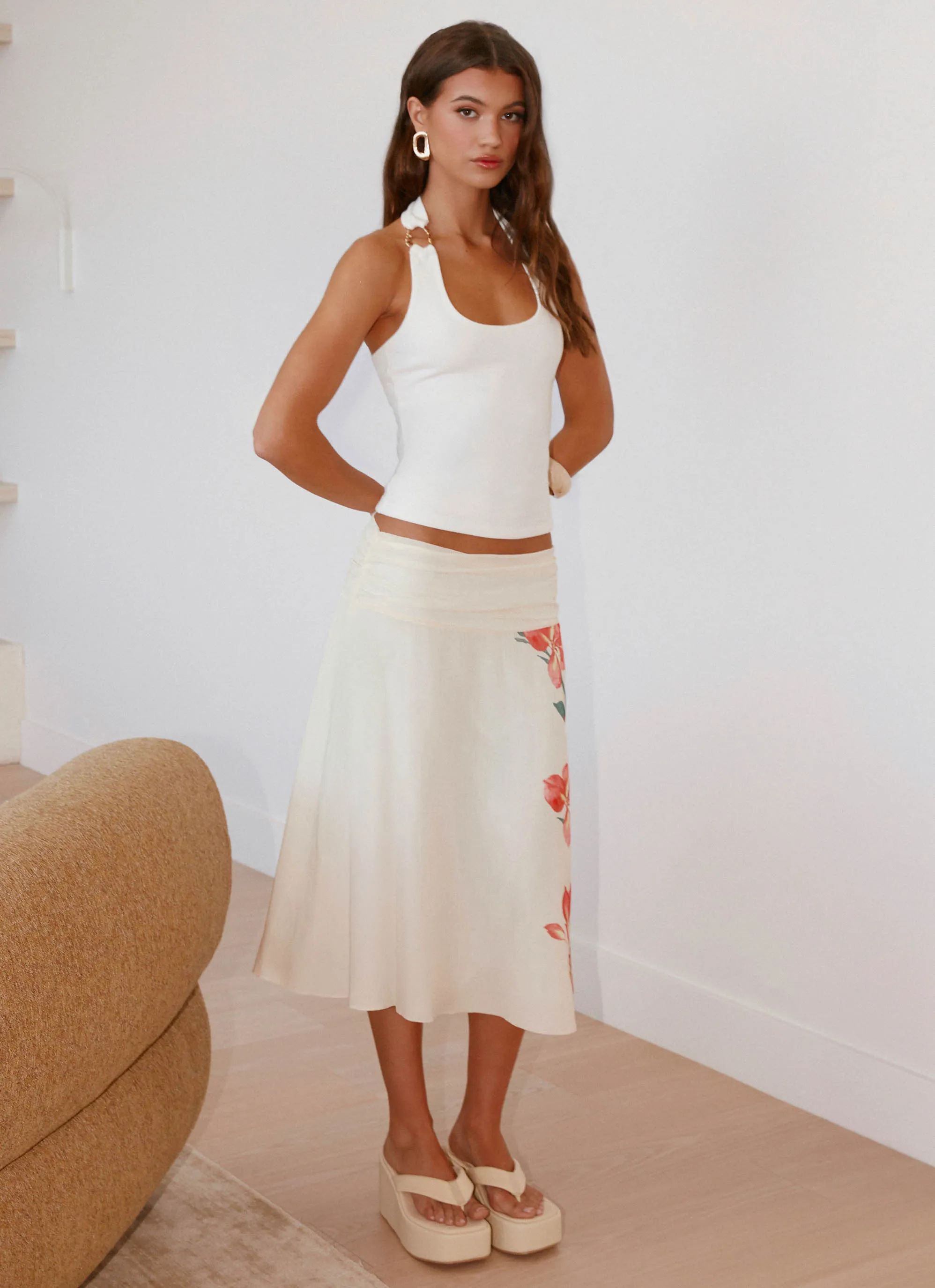 Nera Halter Top - White sold by Peppermayo product image thumbnail 2