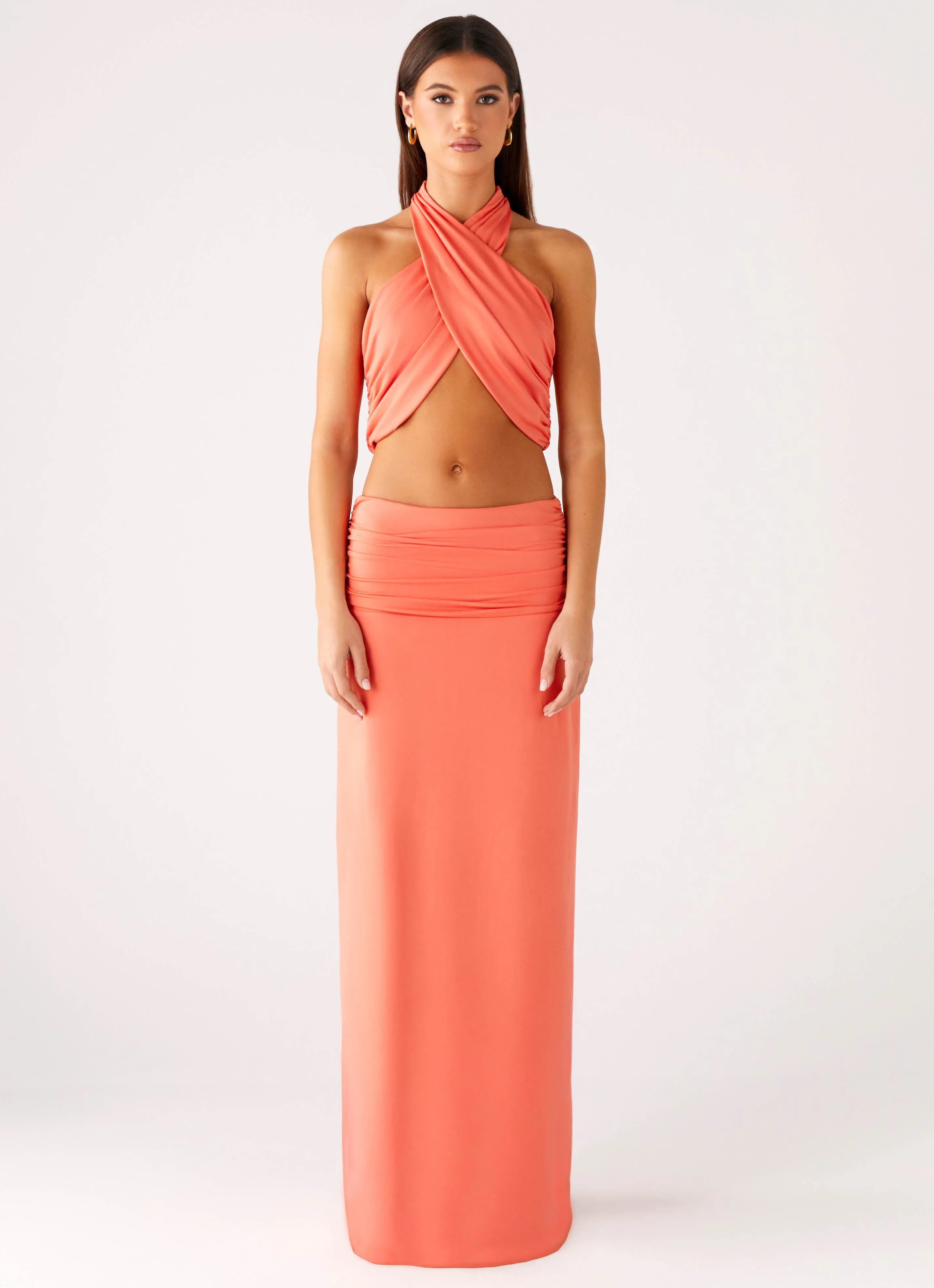 Elisabetta Maxi Skirt - Coral sold by Peppermayo product image thumbnail 4