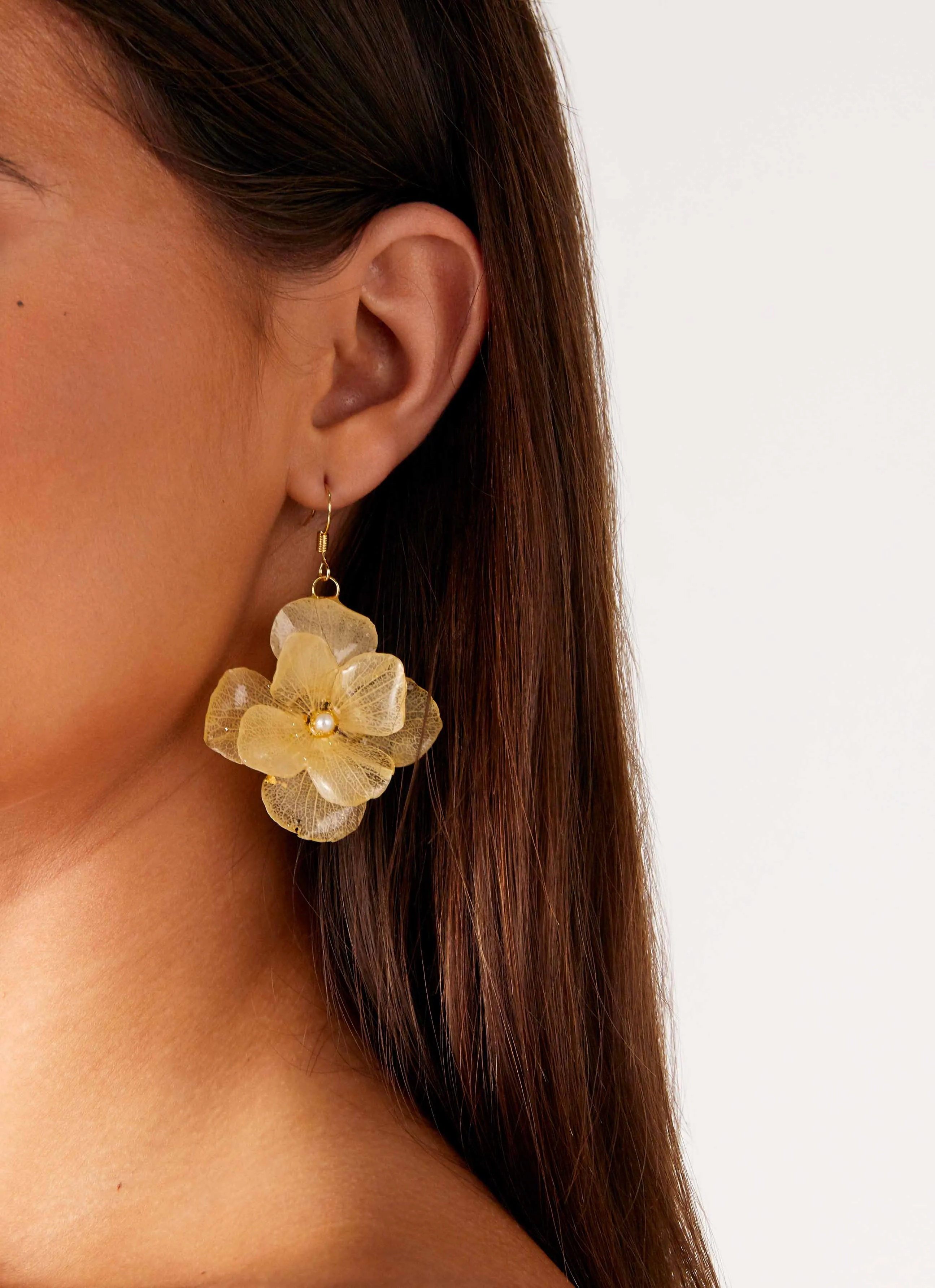 Mona Earrings - Ivory sold by Peppermayo product image thumbnail 3