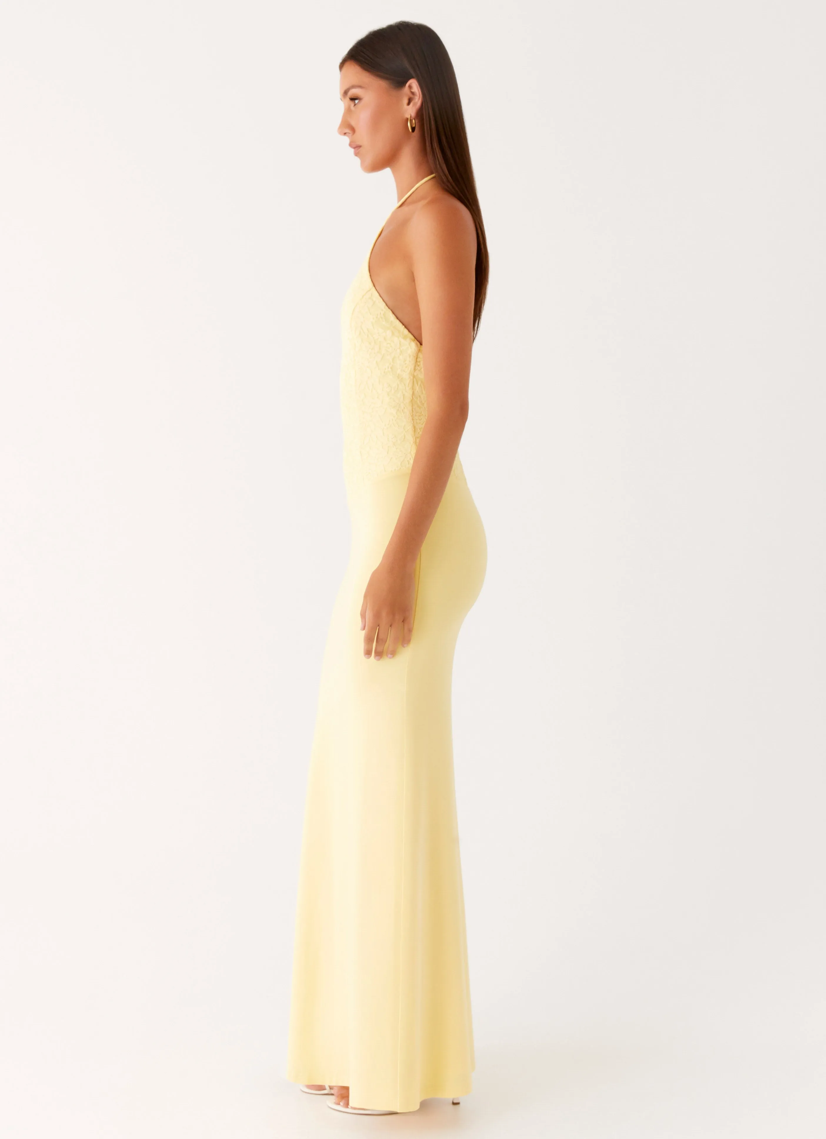 Fiesta Halter Maxi Dress - Sunny Yellow sold by Peppermayo product image thumbnail 3