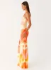 Iroha Strapless Maxi Dress - Mimosa Blossom sold by Peppermayo