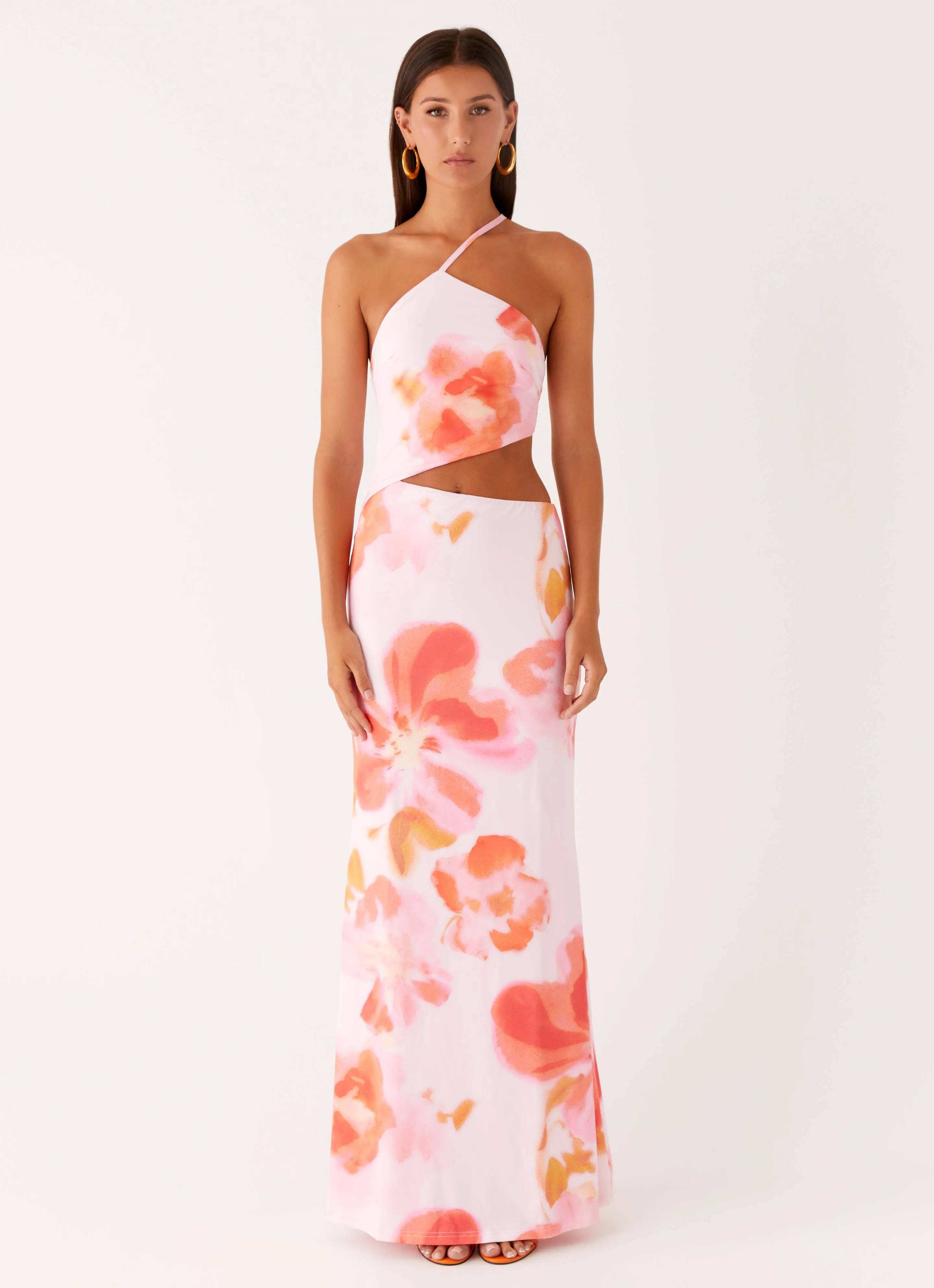 Riano Cut Out Maxi Dress - Blushing Blossom sold by Peppermayo product image thumbnail 4