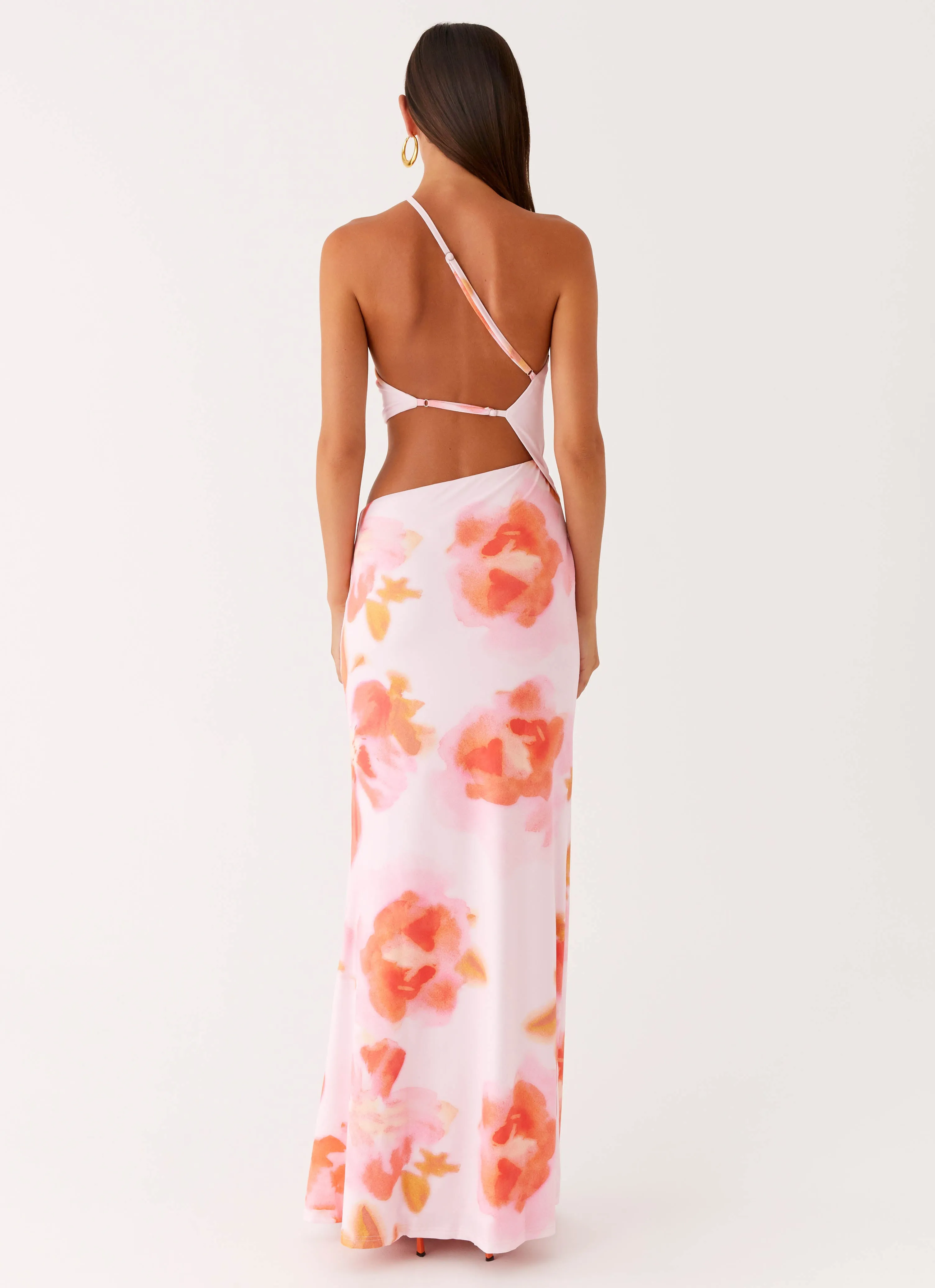 Riano Cut Out Maxi Dress - Blushing Blossom sold by Peppermayo product image thumbnail 2