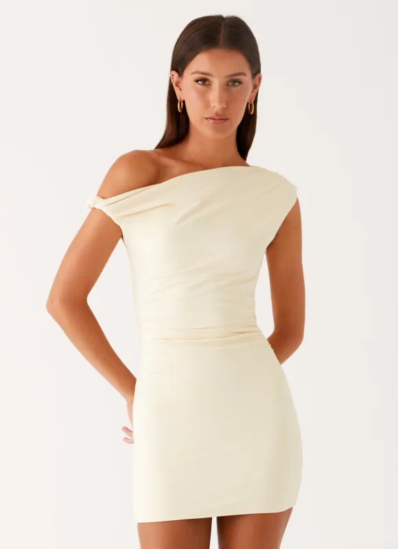 Byron Mini Dress - Sunny Yellow sold by Peppermayo