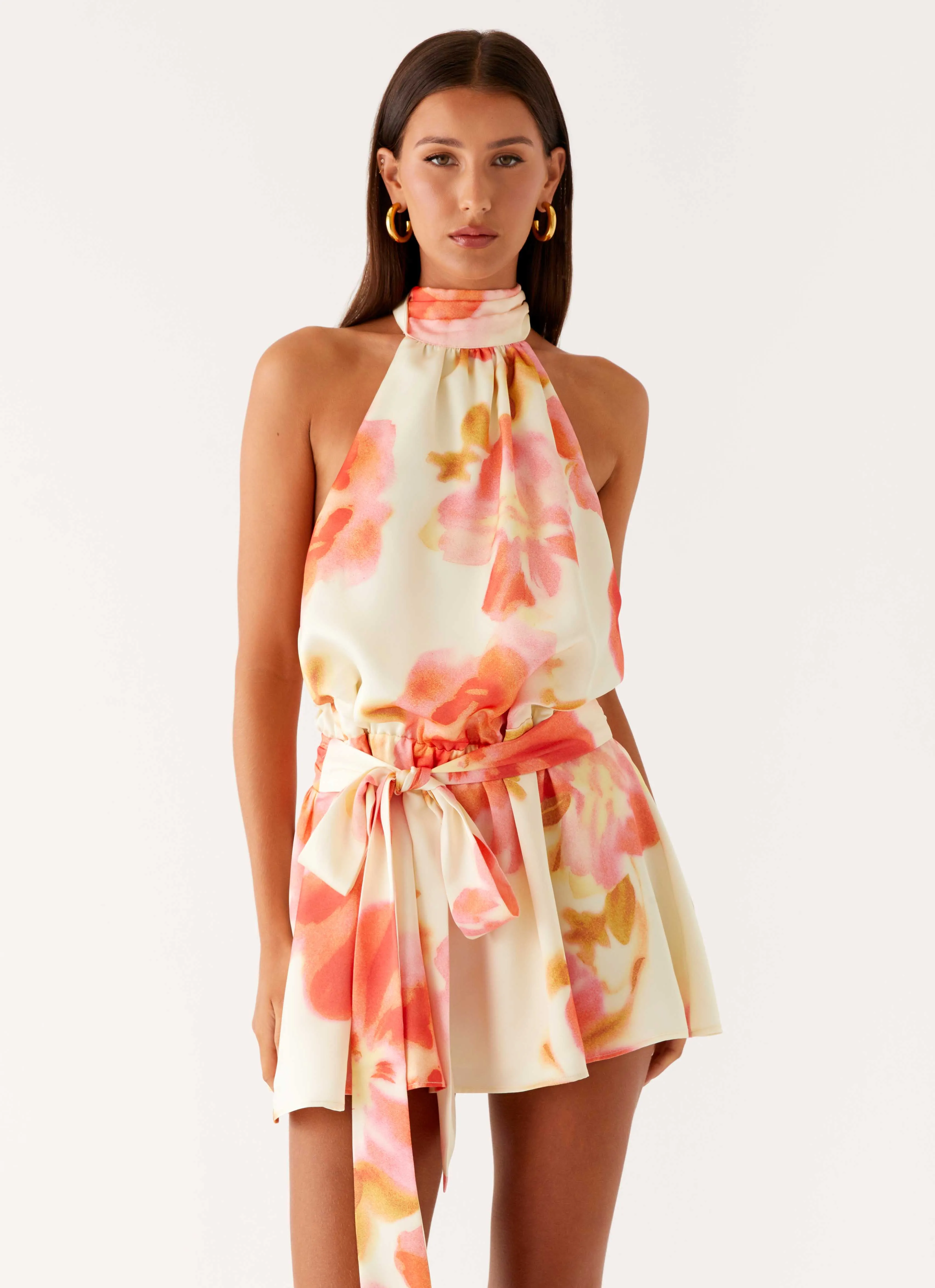 Diablo Backless Mini Dress - Mimosa Blossom sold by Peppermayo product image thumbnail 3