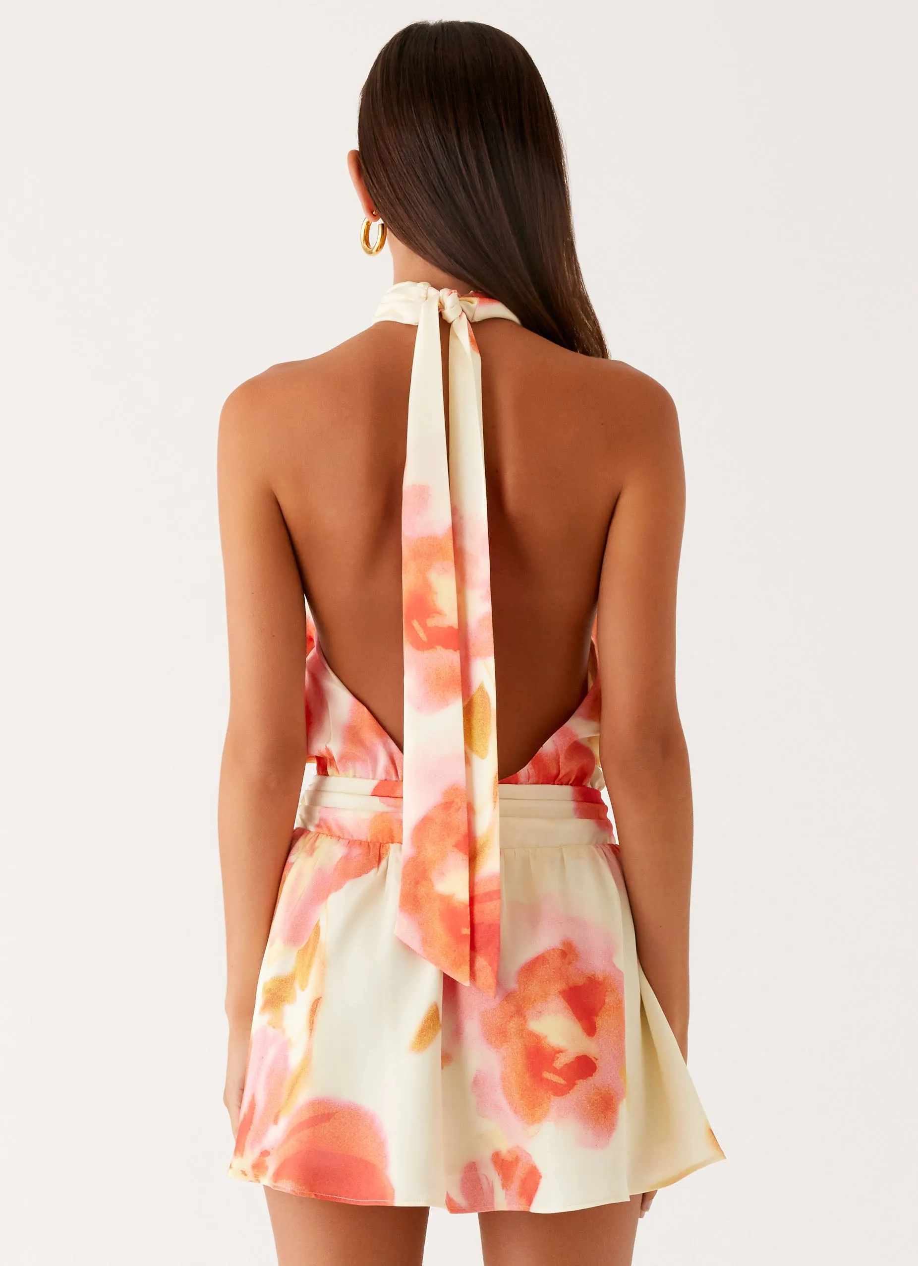 Diablo Backless Mini Dress - Mimosa Blossom sold by Peppermayo product image thumbnail 2