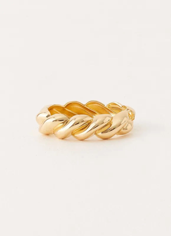 Lisia Bangle - Gold sold by Peppermayo
