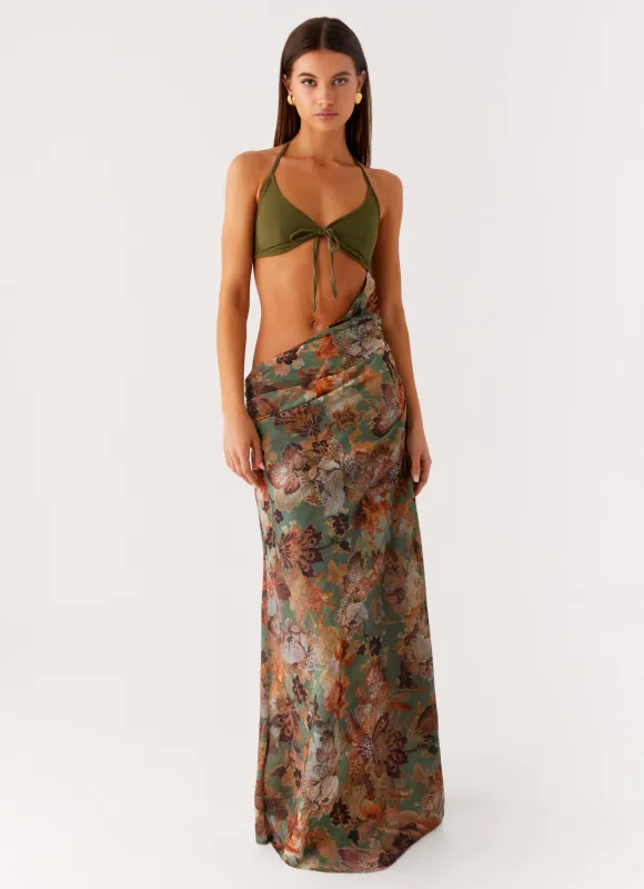 Overgrown Maxi Dress - Vintage Blossom sold by Peppermayo