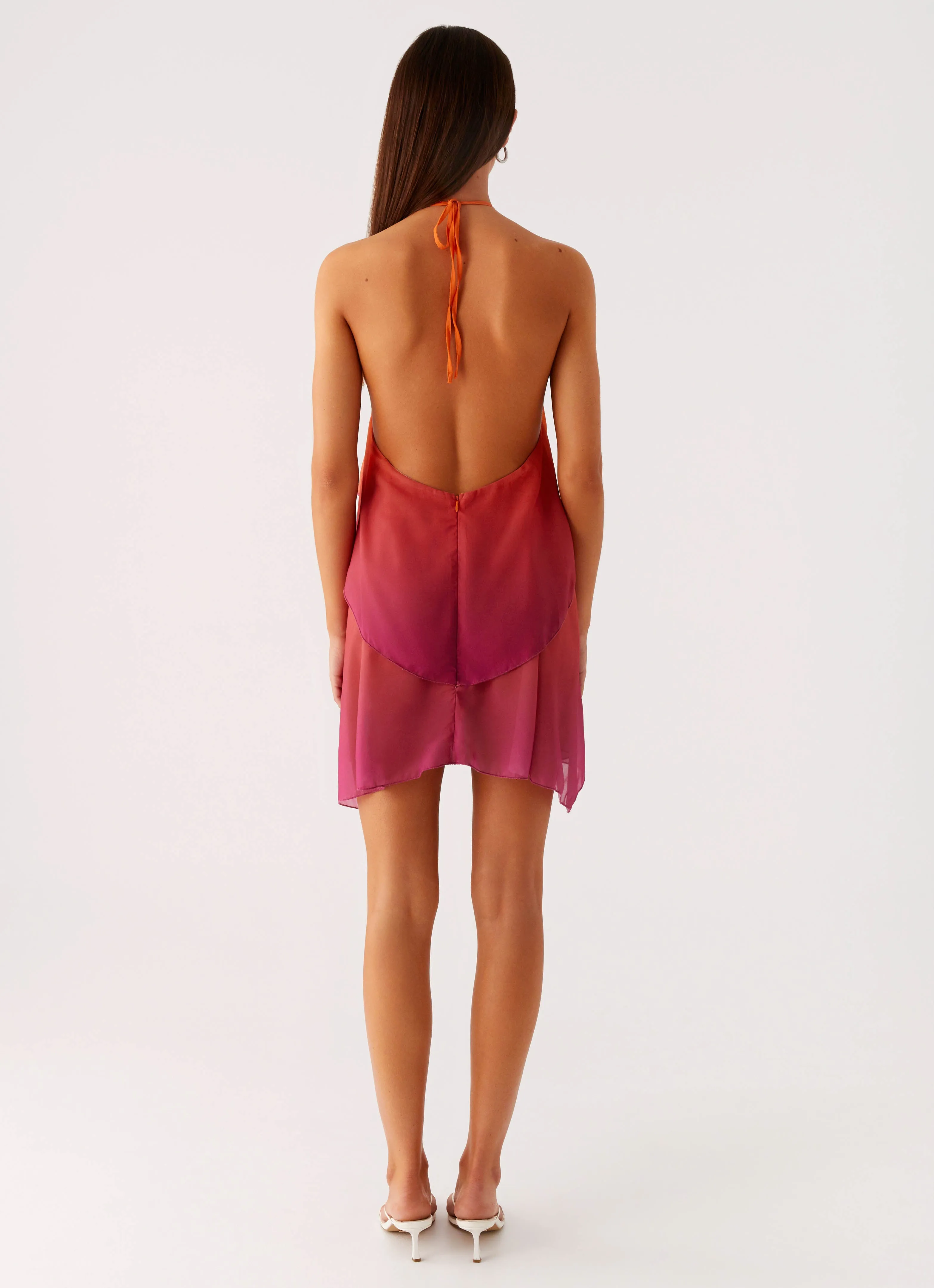 Twin Flame Mini Dress - Orange Gradient sold by Peppermayo product image thumbnail 4
