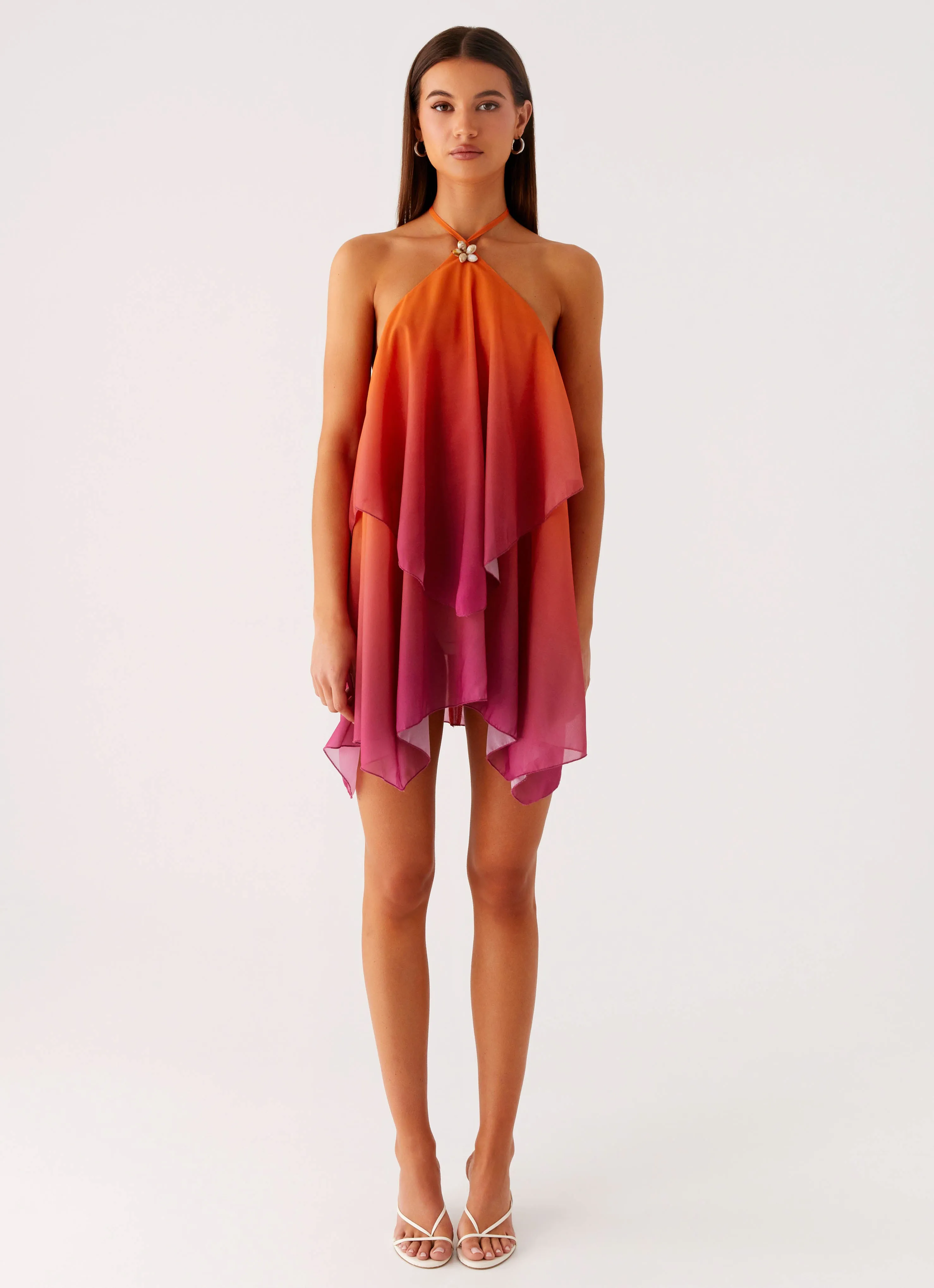 Twin Flame Mini Dress - Orange Gradient sold by Peppermayo product image thumbnail 2
