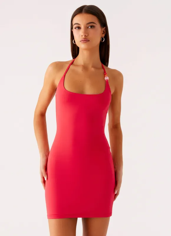 Palm Beach Mini Dress - Pink sold by Peppermayo