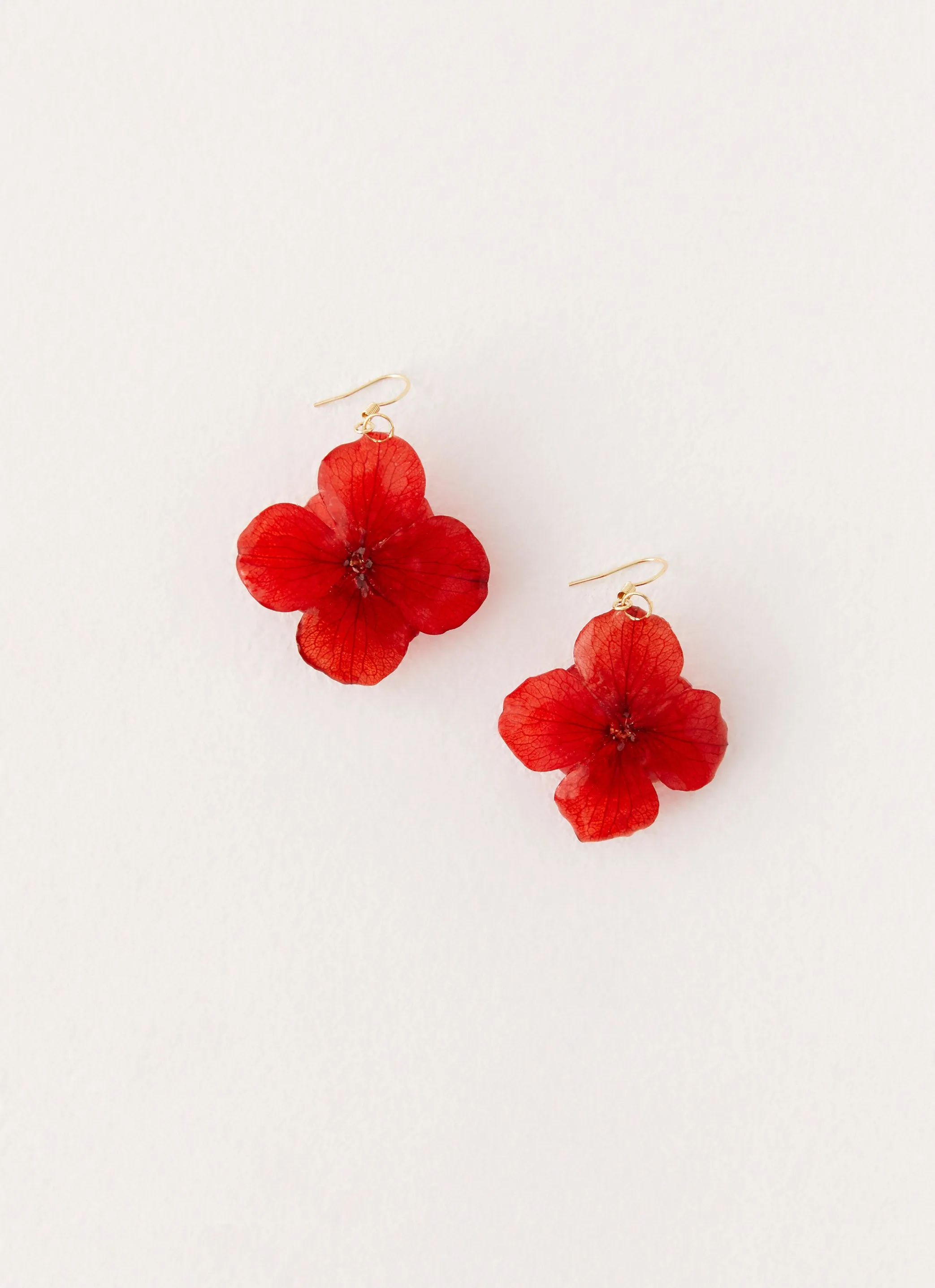 Mona Earrings - Red sold by Peppermayo
