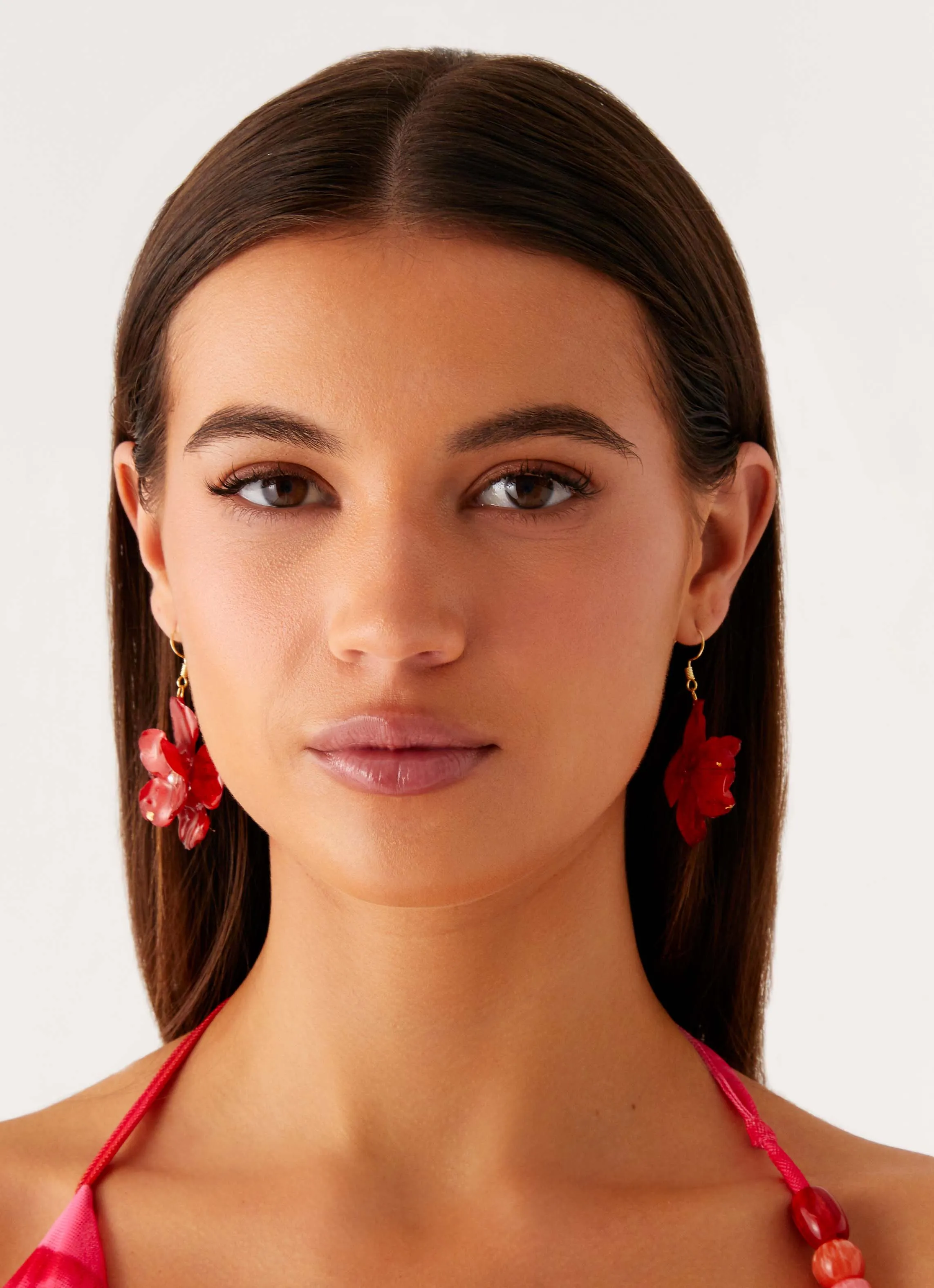 Mona Earrings - Red sold by Peppermayo product image thumbnail 2