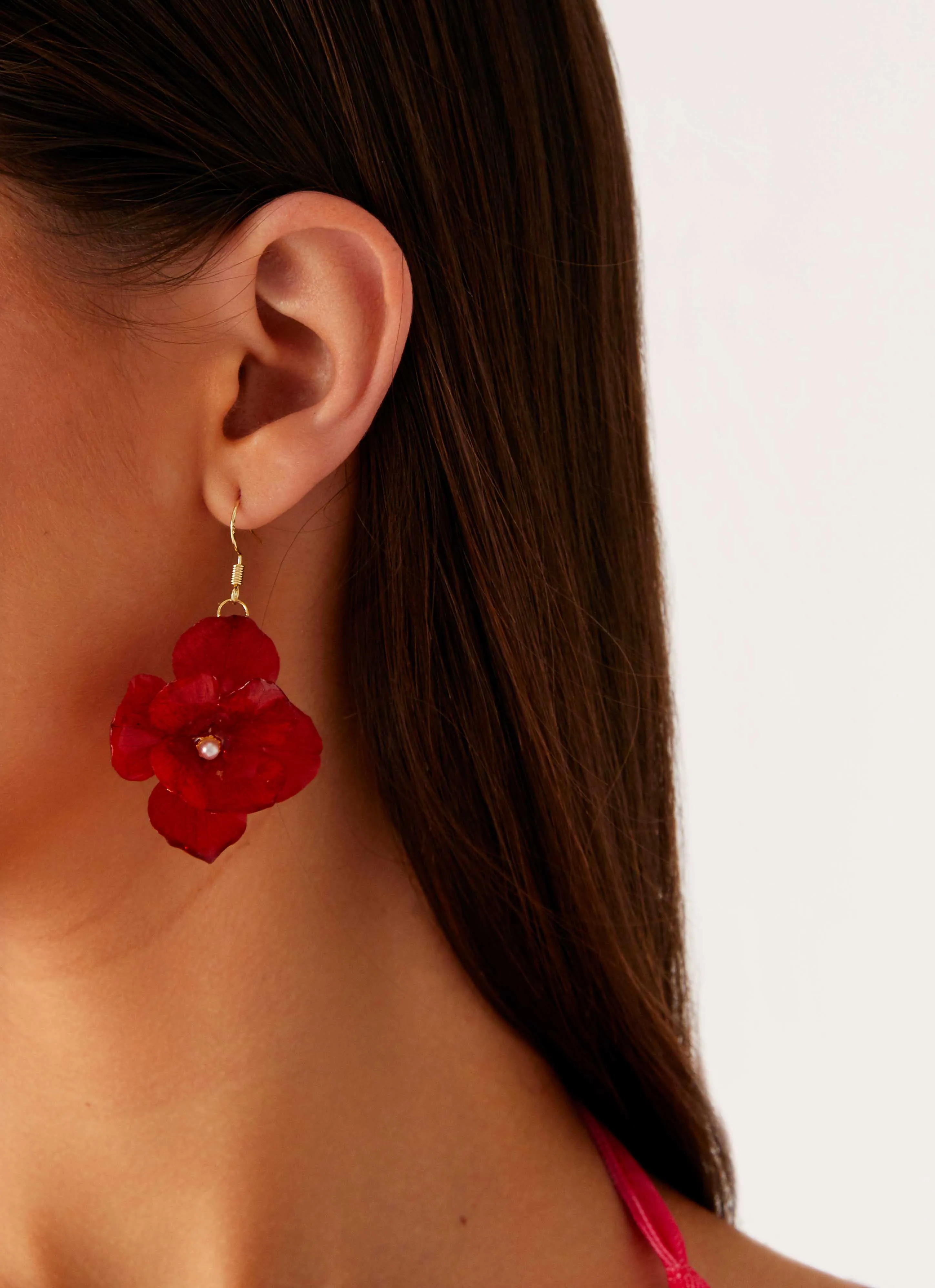 Mona Earrings - Red sold by Peppermayo product image thumbnail 3
