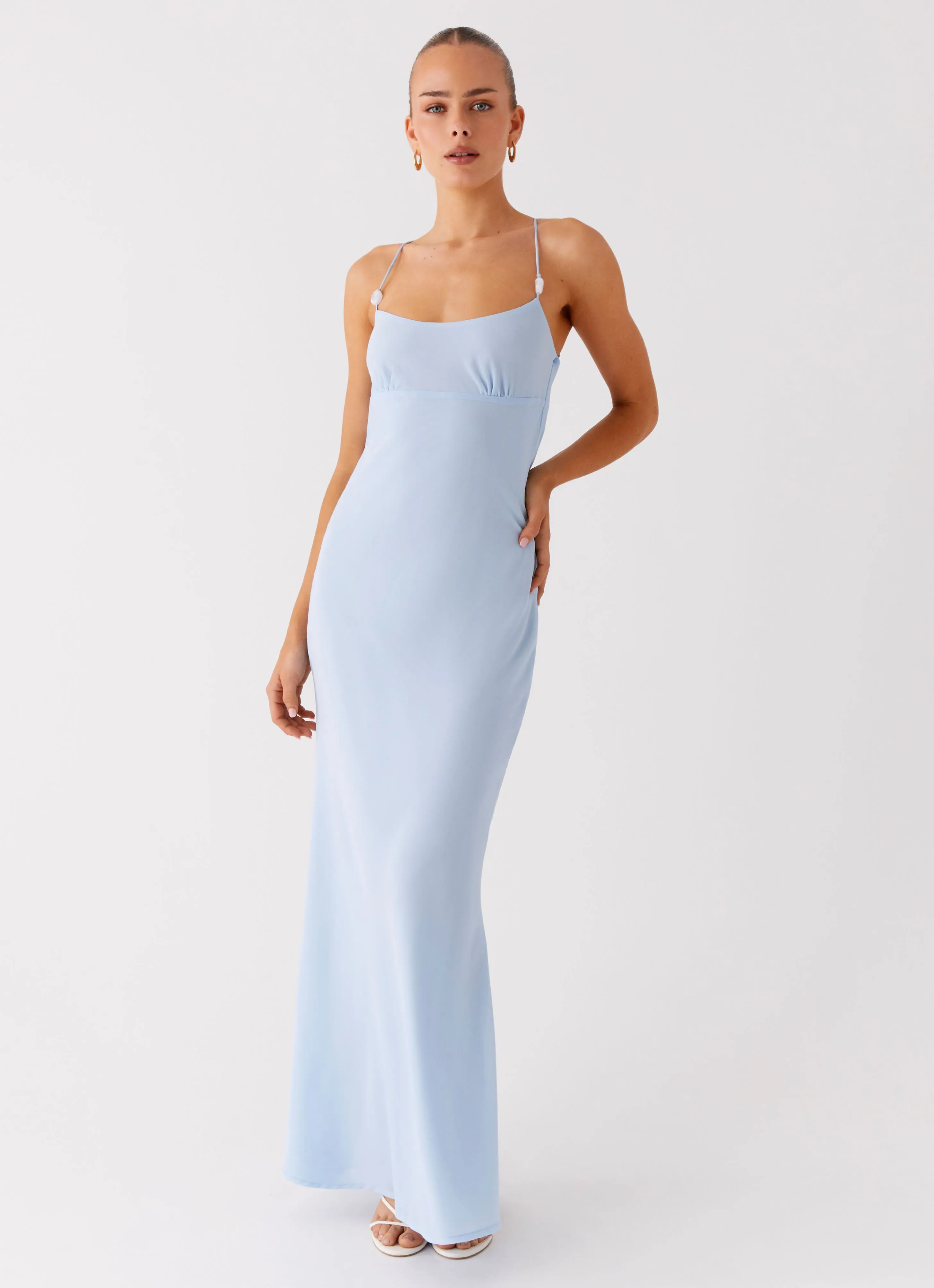 Cabello Maxi Dress - Pale Blue sold by Peppermayo product image thumbnail 2