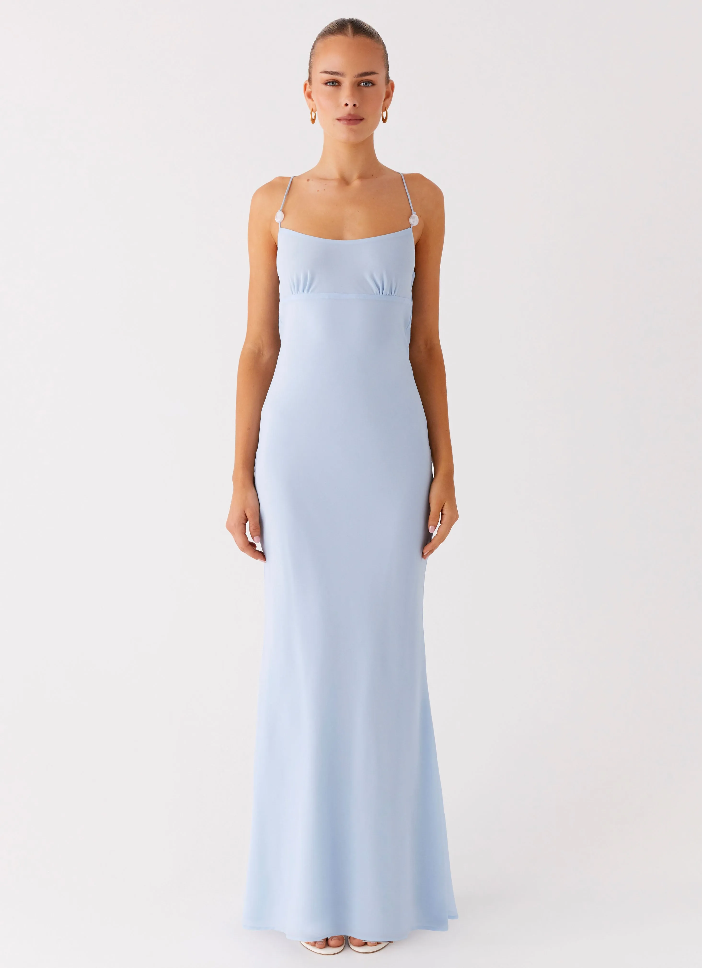Cabello Maxi Dress - Pale Blue sold by Peppermayo product image thumbnail 5
