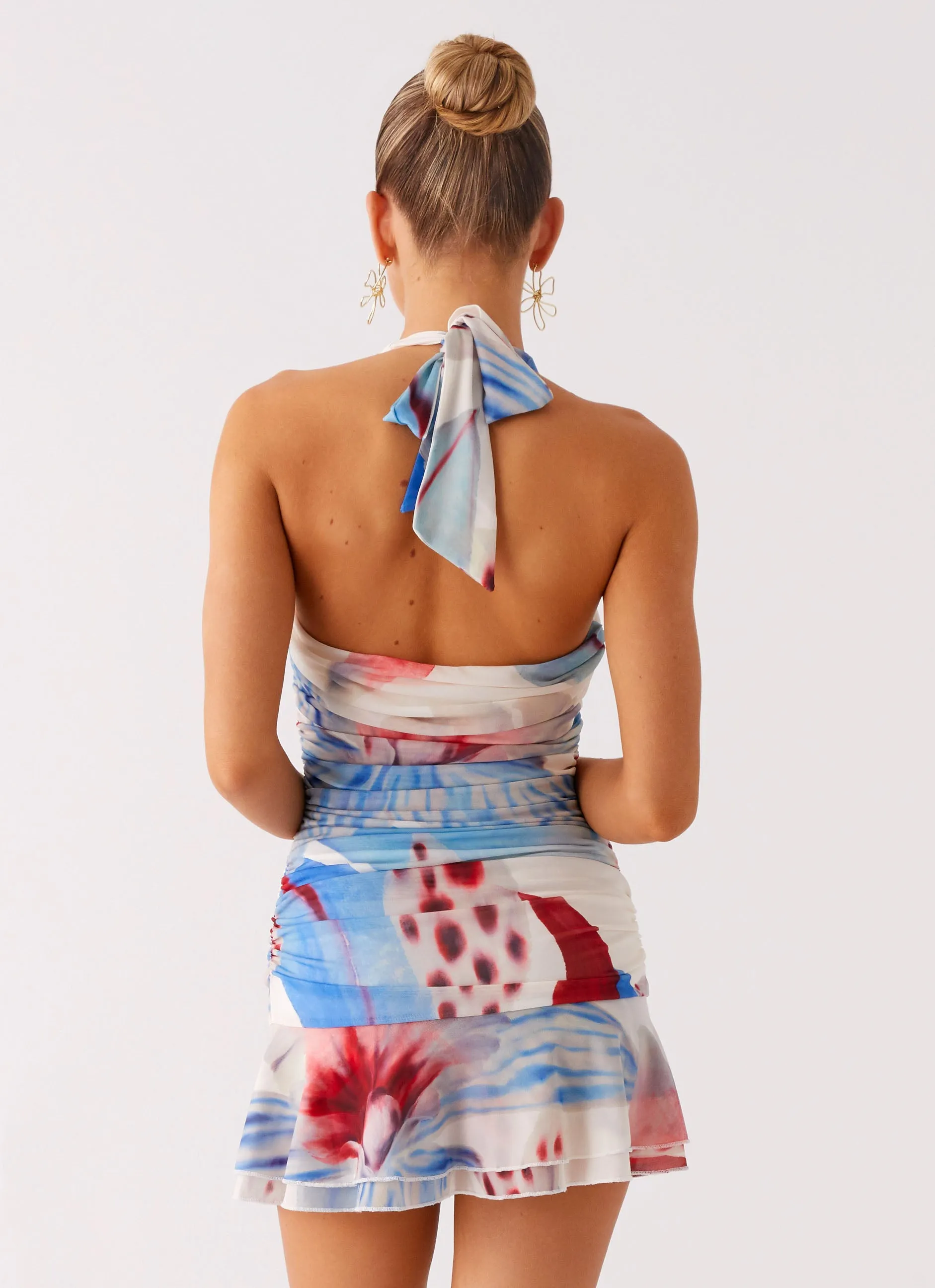 Starlit Night Mini Dress - Deep Sea Bloom sold by Peppermayo product image thumbnail 2