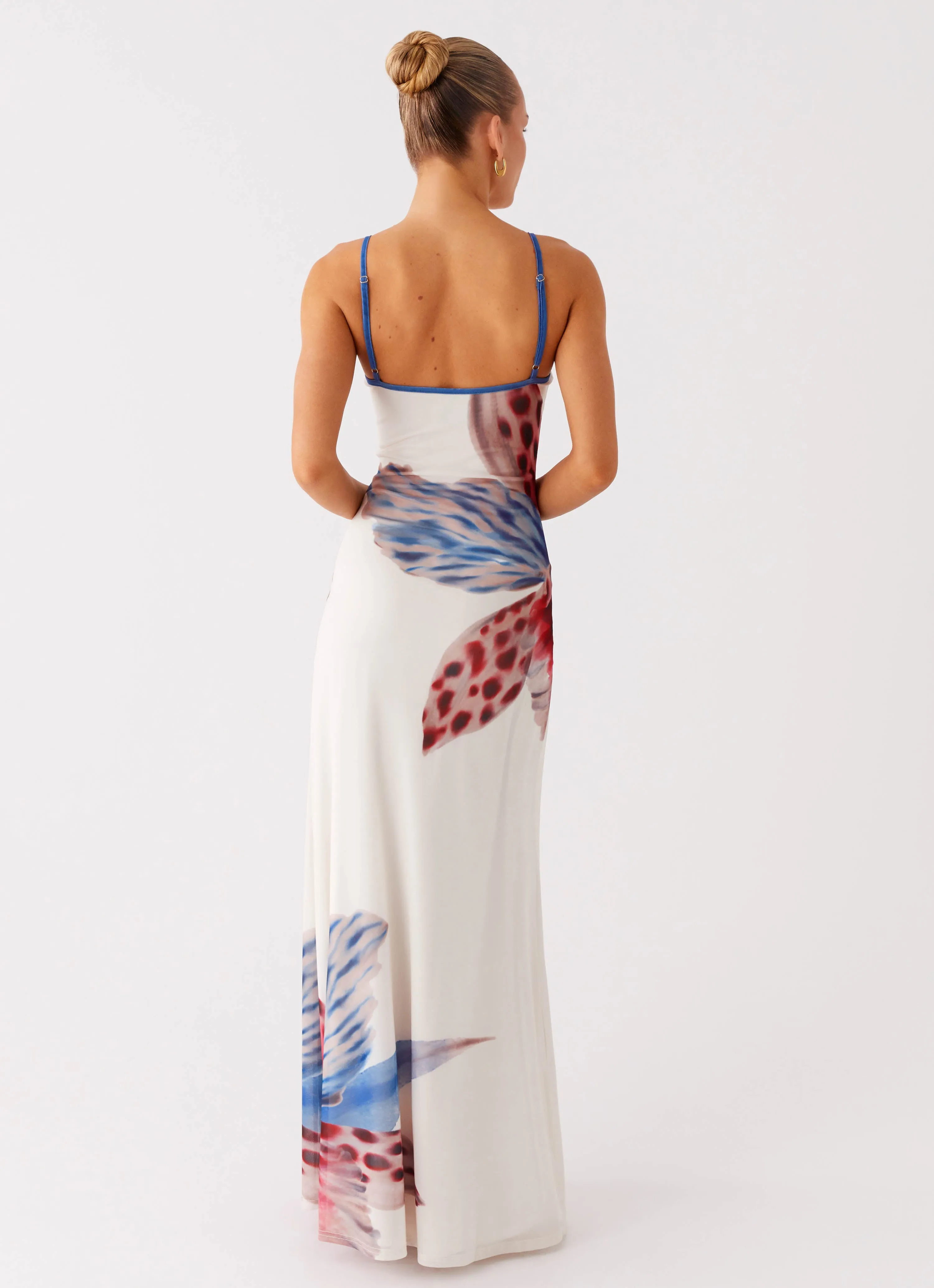 Everett Maxi Dress - White Sea Bloom sold by Peppermayo product image thumbnail 3
