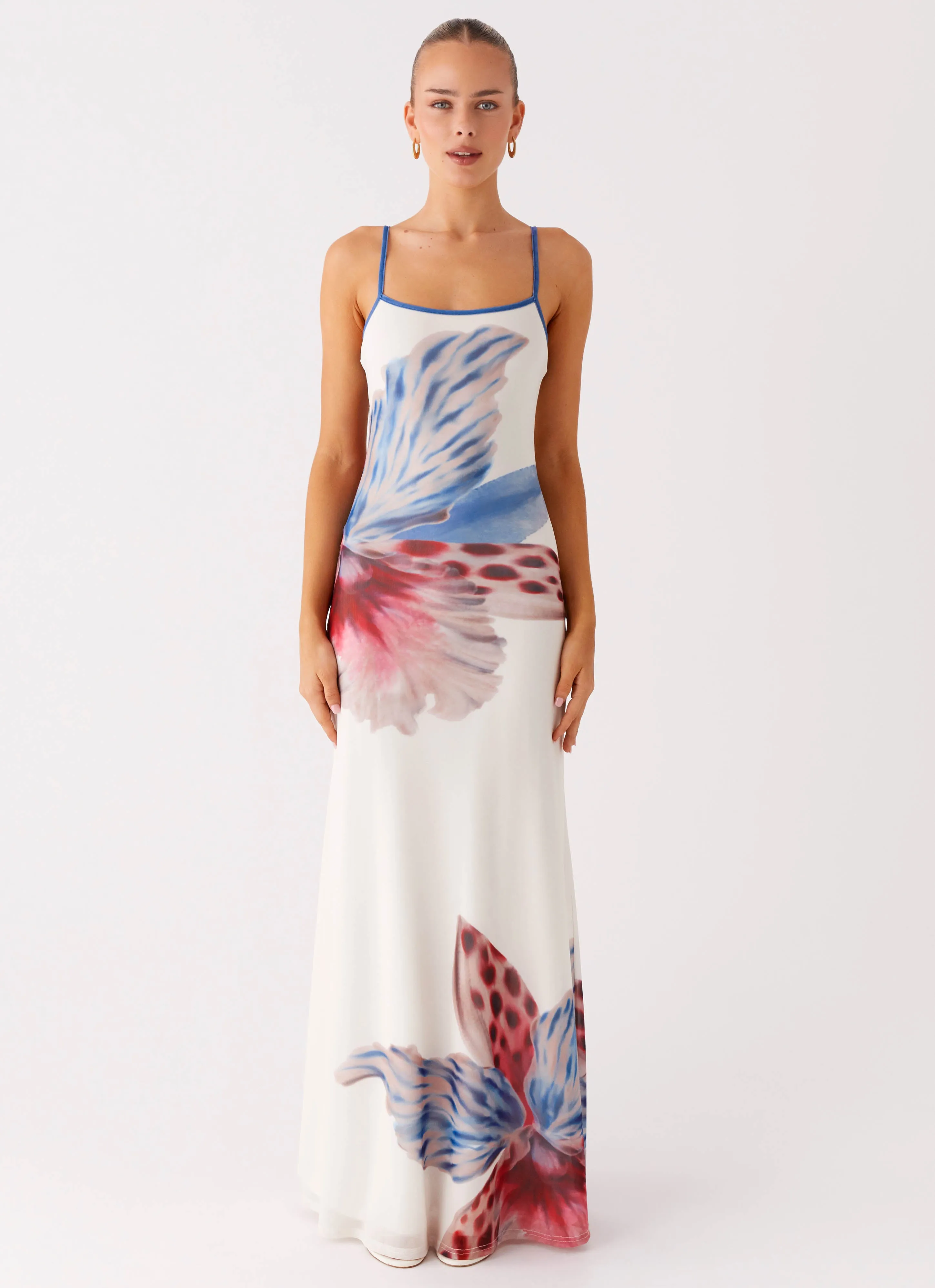 Everett Maxi Dress - White Sea Bloom sold by Peppermayo product image thumbnail 5