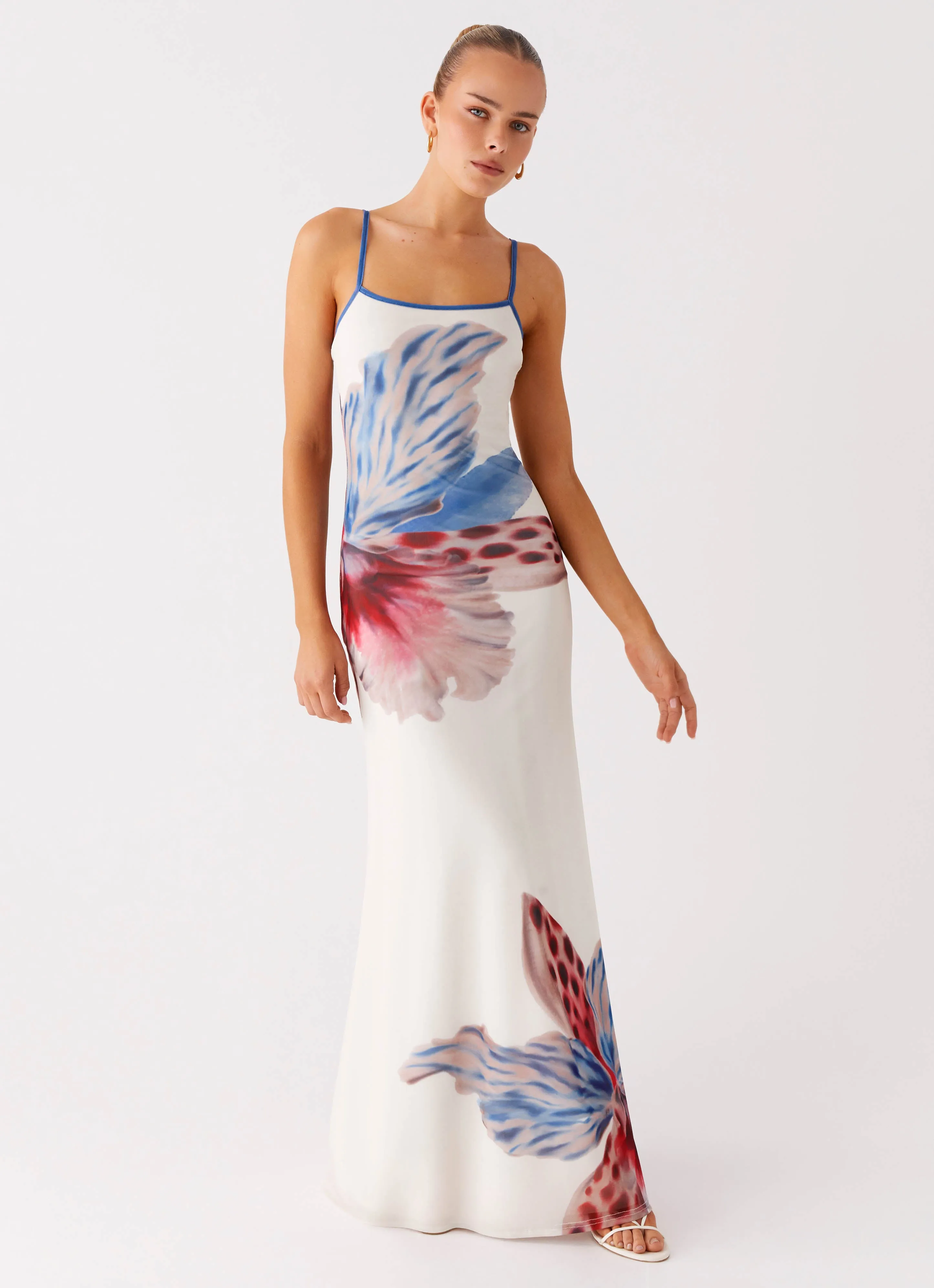 Everett Maxi Dress - White Sea Bloom sold by Peppermayo product image thumbnail 4