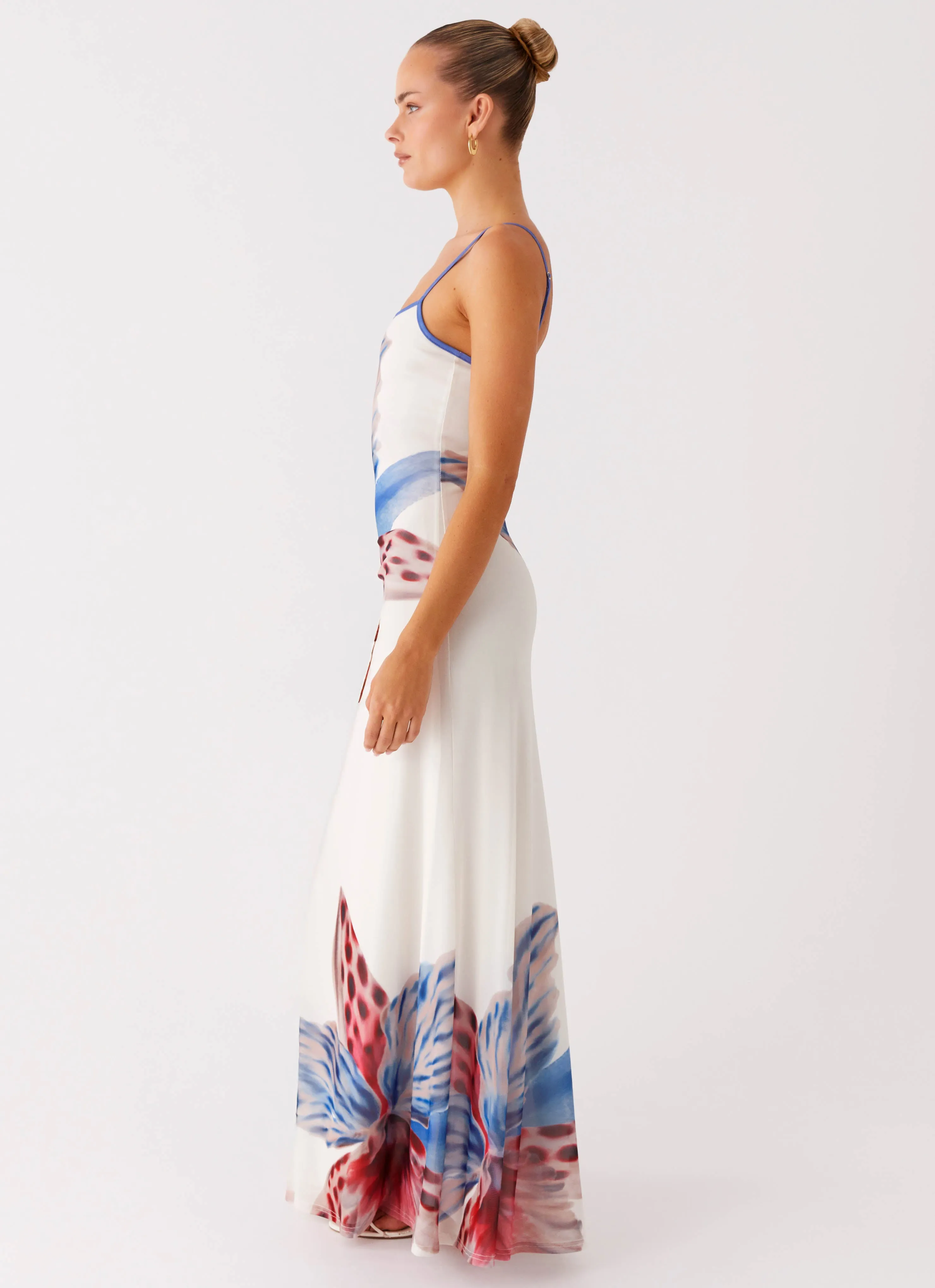 Everett Maxi Dress - White Sea Bloom sold by Peppermayo product image thumbnail 2