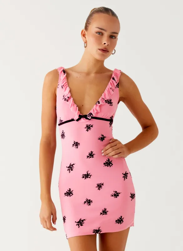 Milena Cami Mini Dress - Pink sold by Peppermayo