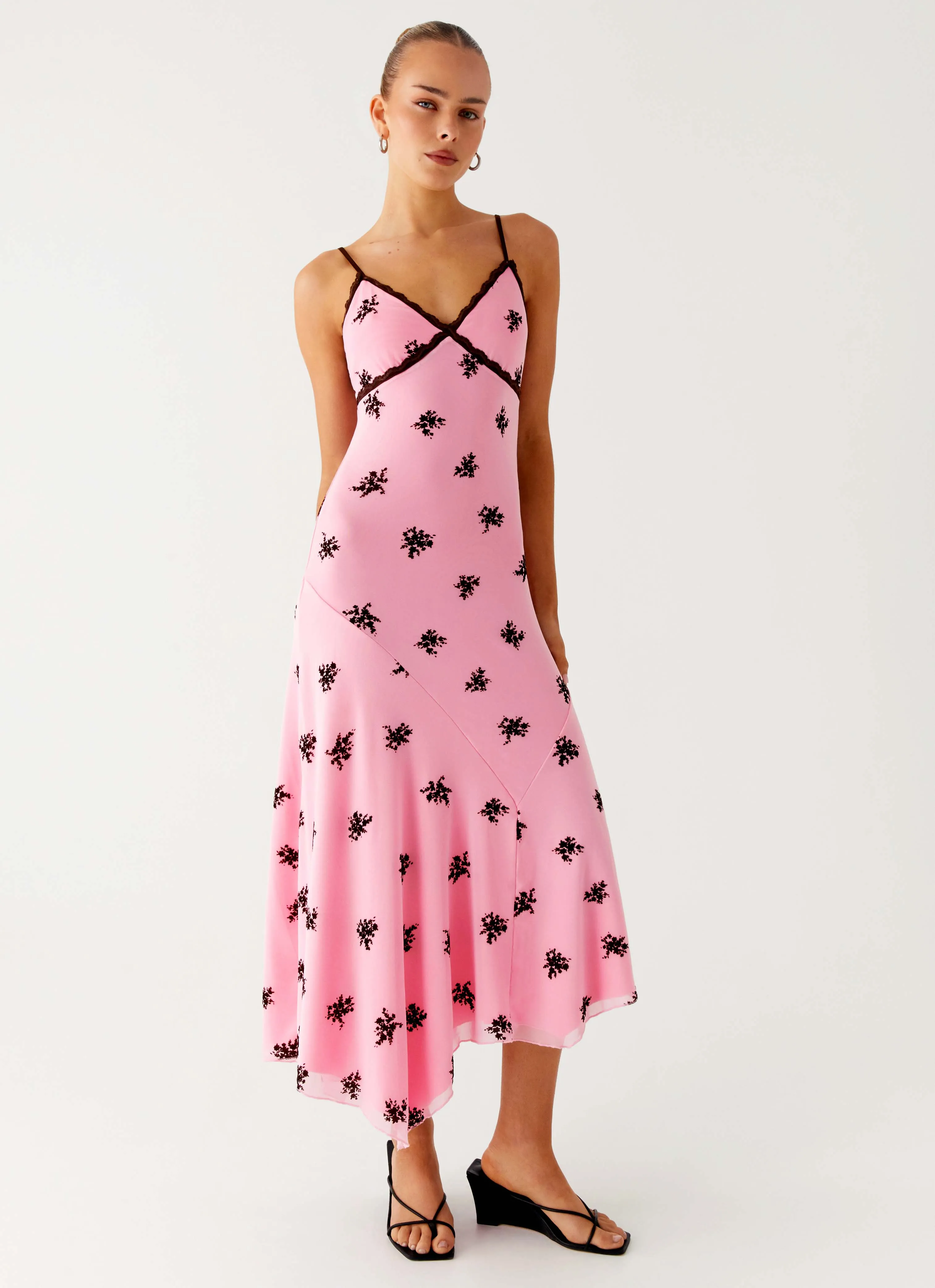 Amelia Midi Dress - Pink sold by Peppermayo product image thumbnail 5