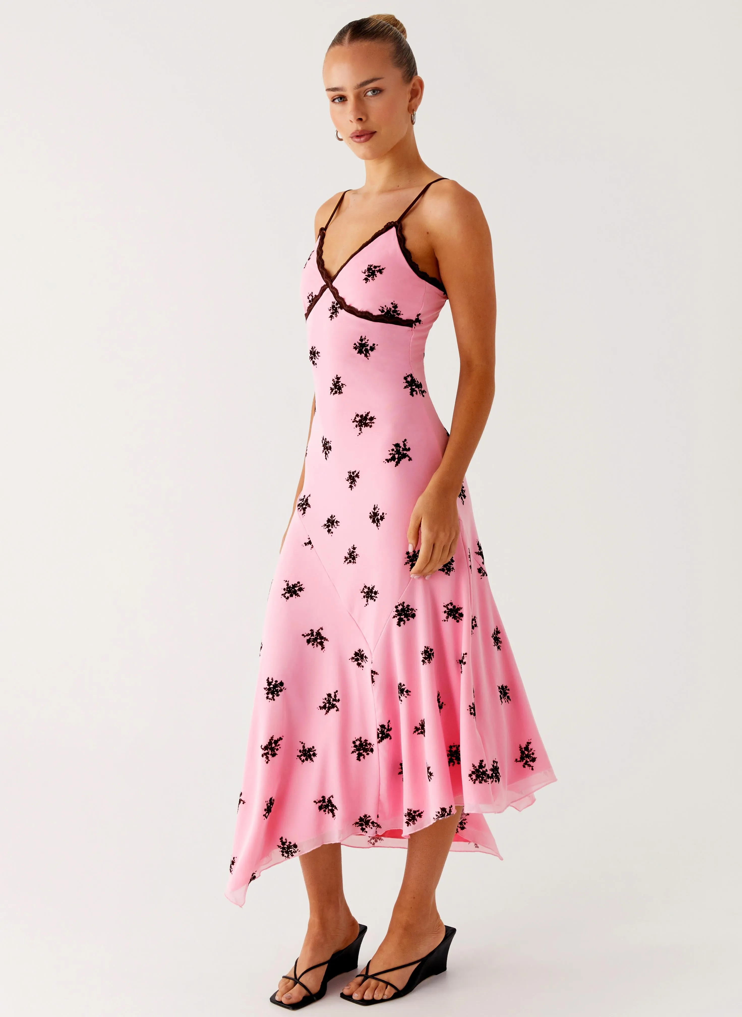 Amelia Midi Dress - Pink sold by Peppermayo product image thumbnail 3