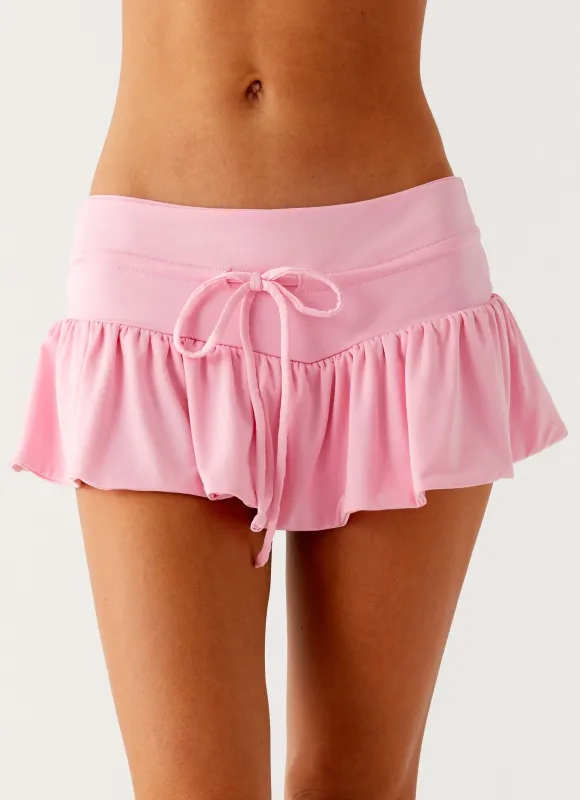 Landon Mini Skort - Pink sold by Peppermayo