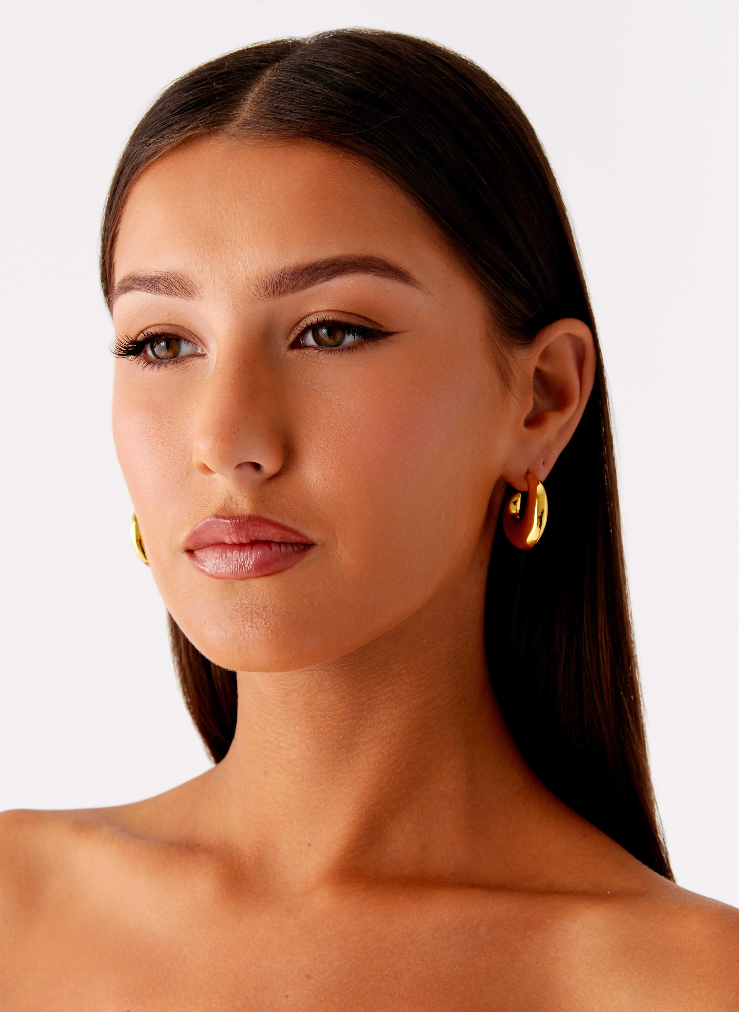 Bare Essentials Earrings - Gold sold by Peppermayo product image thumbnail 3