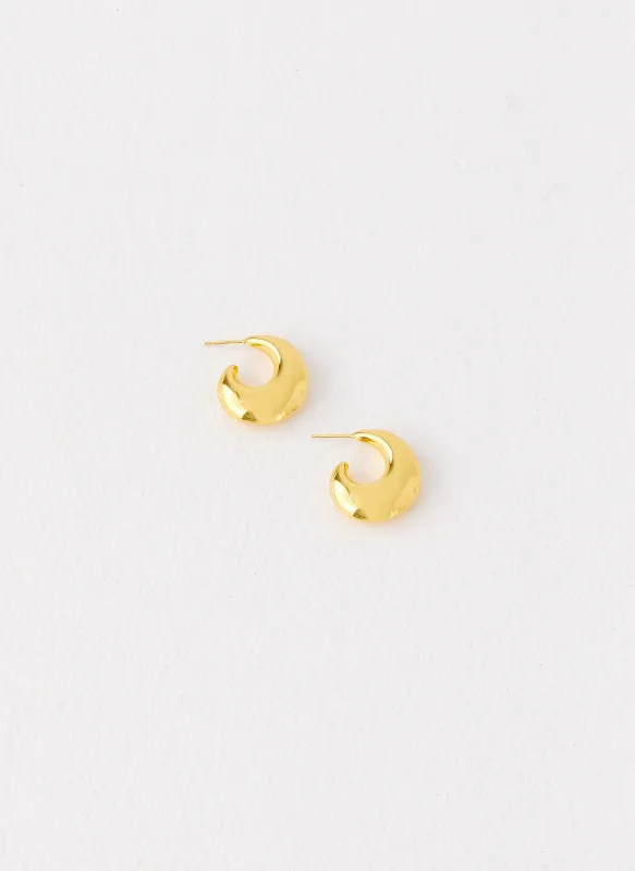 Bare Essentials Earrings - Gold sold by Peppermayo