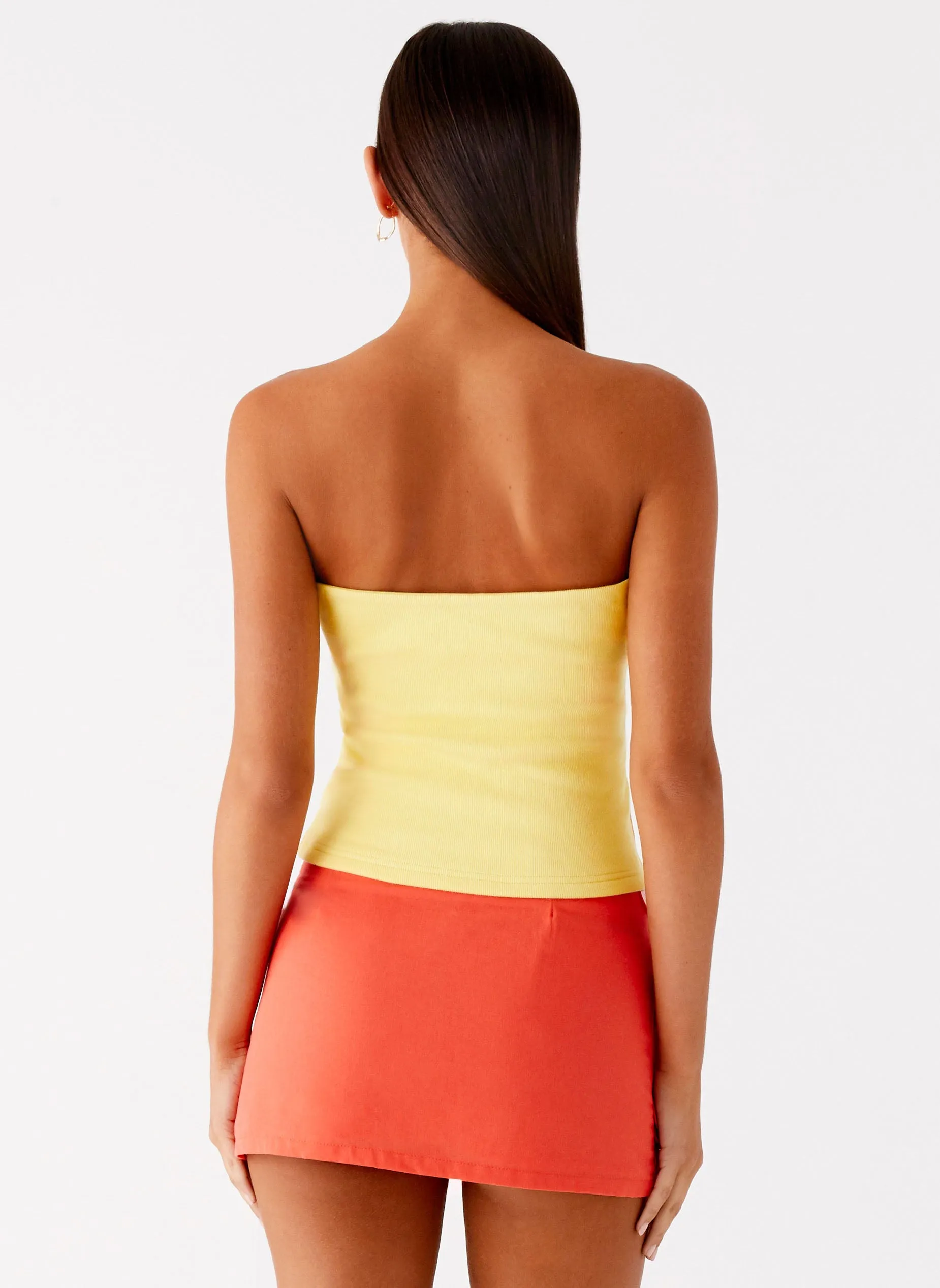 Danta Strapless Top - Yellow sold by Peppermayo product image thumbnail 4