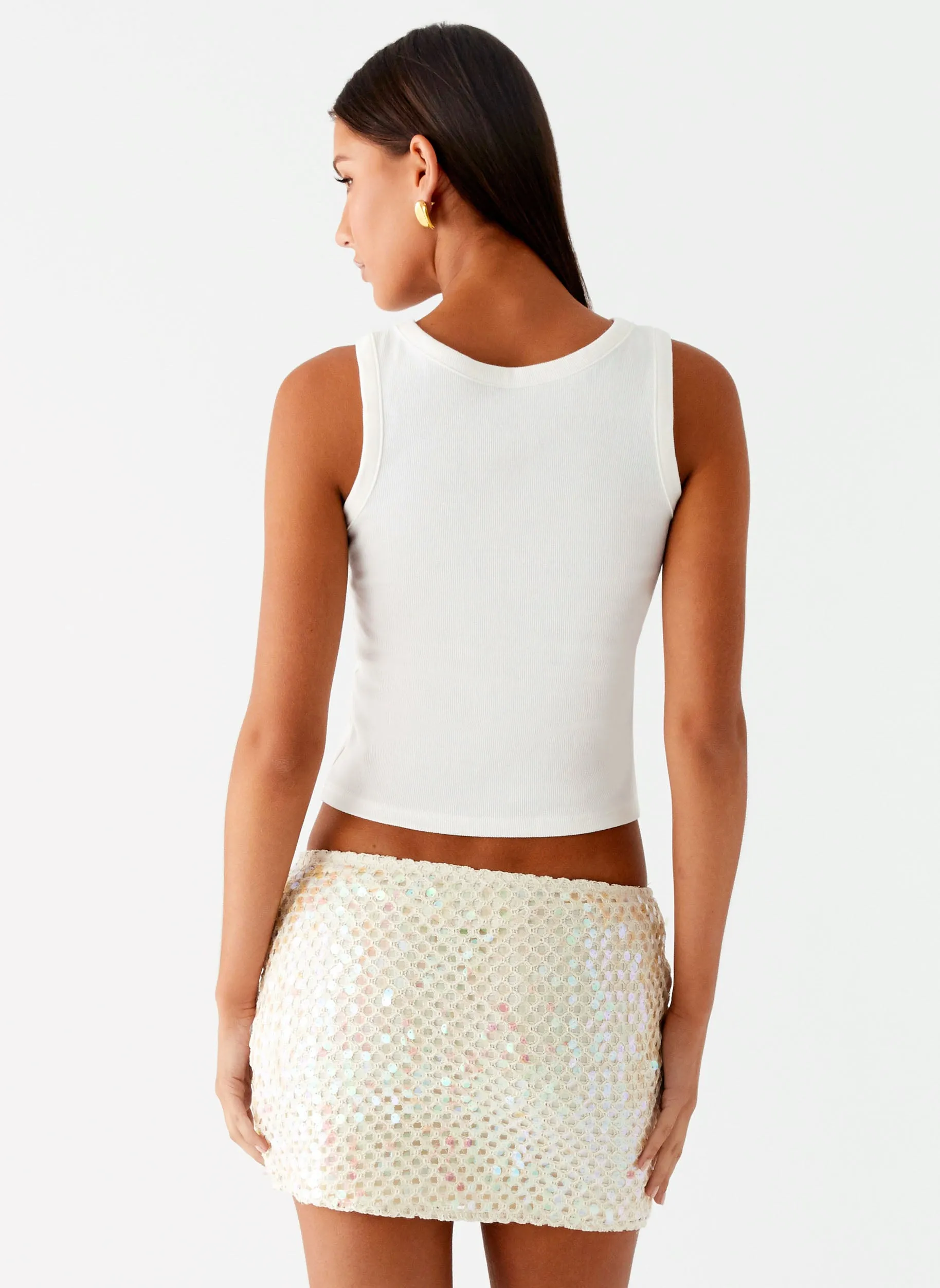 Kalita Mini Skirt - Ivory sold by Peppermayo product image thumbnail 4