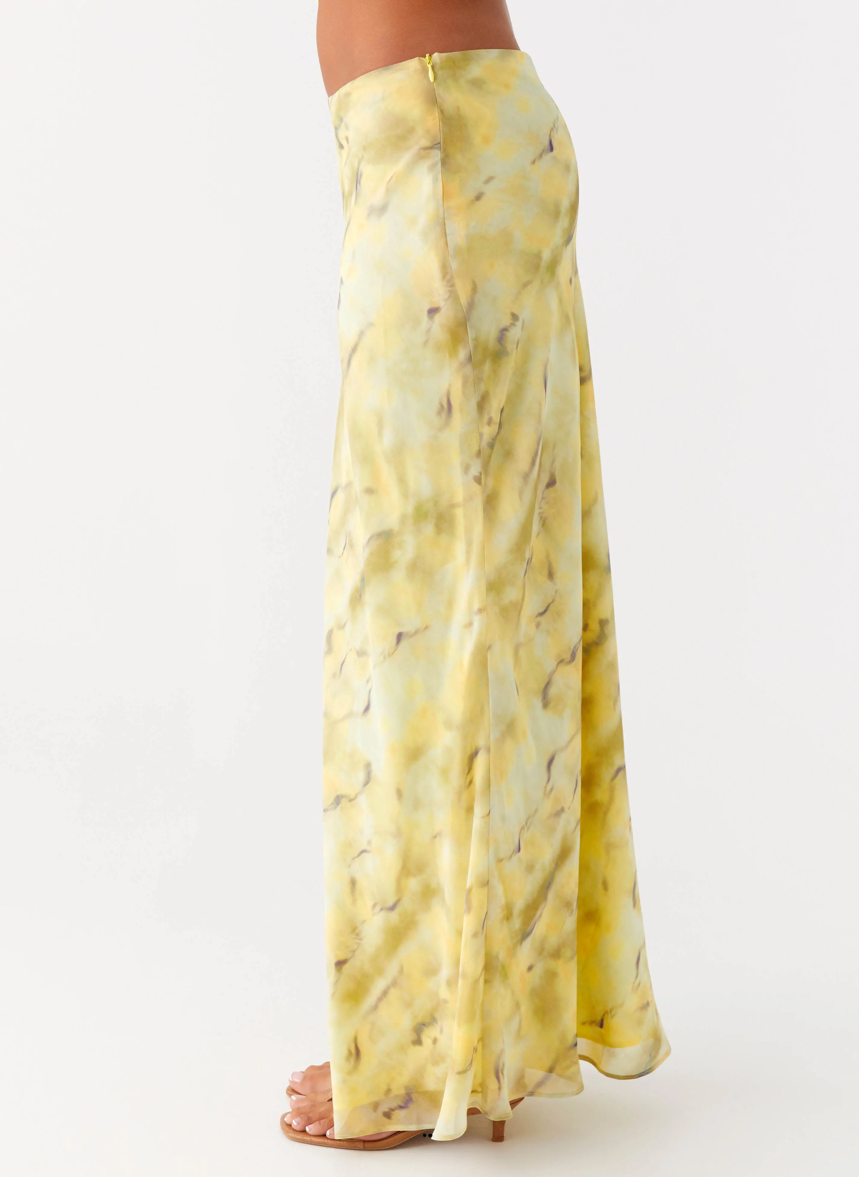 Kylo Low Rise Maxi Skirt - Yellow Tie Dye sold by Peppermayo product image thumbnail 3